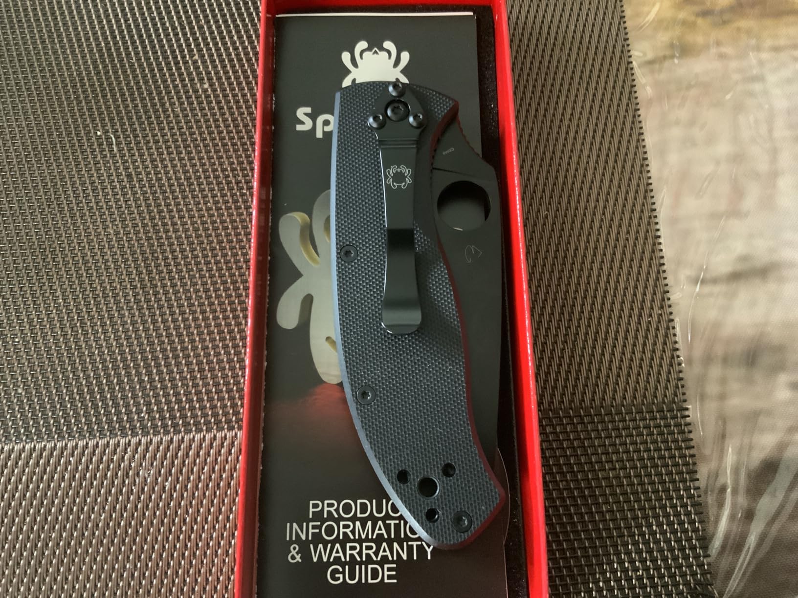 Spyderco Tenacious Folding Pocket Knife, PlainEdge | 7.77