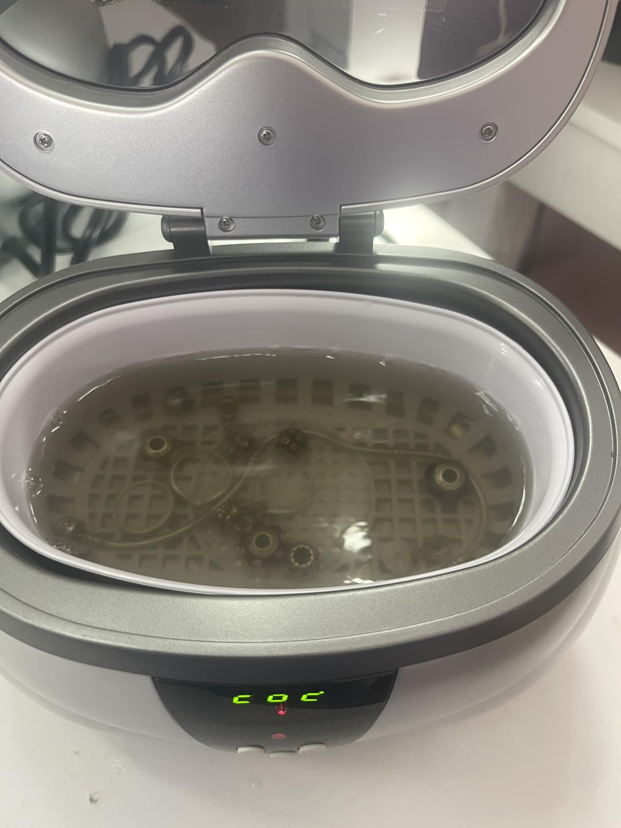 Magnasonic Ultrasonic Cleaner - 20oz Stainless Steel Tank, Digital Timer, 5 Cleaning Modes, Ultrasonic Jewelry Cleaner for All Jewelry, Eyeglasses, Watches, Dentures, Retainers & More customer photo 1
