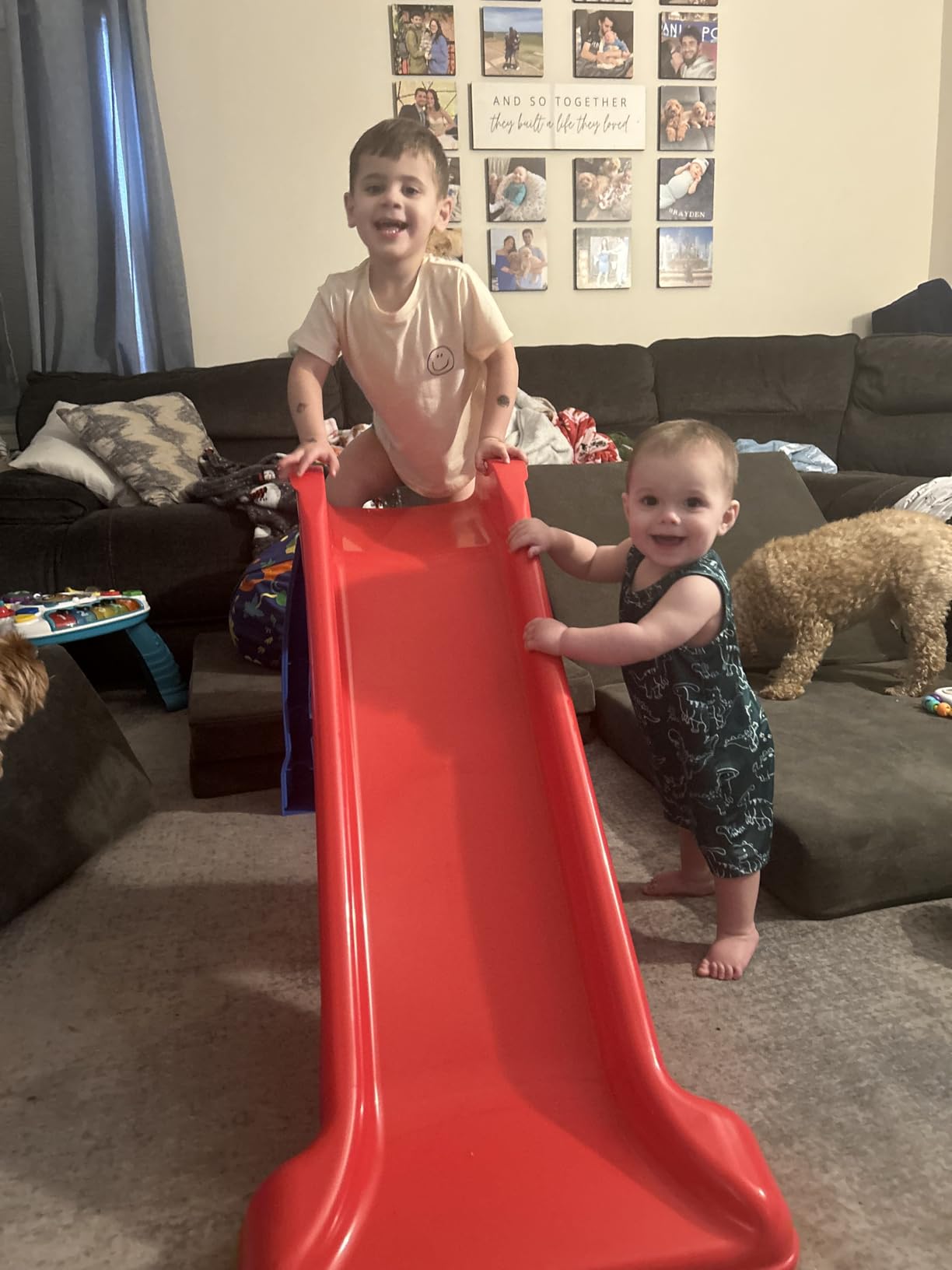 Little Tikes First Slide for Kids, Easy Set Up for Indoor Outdoor, Easy to Store, for Toddlers Ages 18 Months - 6 years customer photo 2