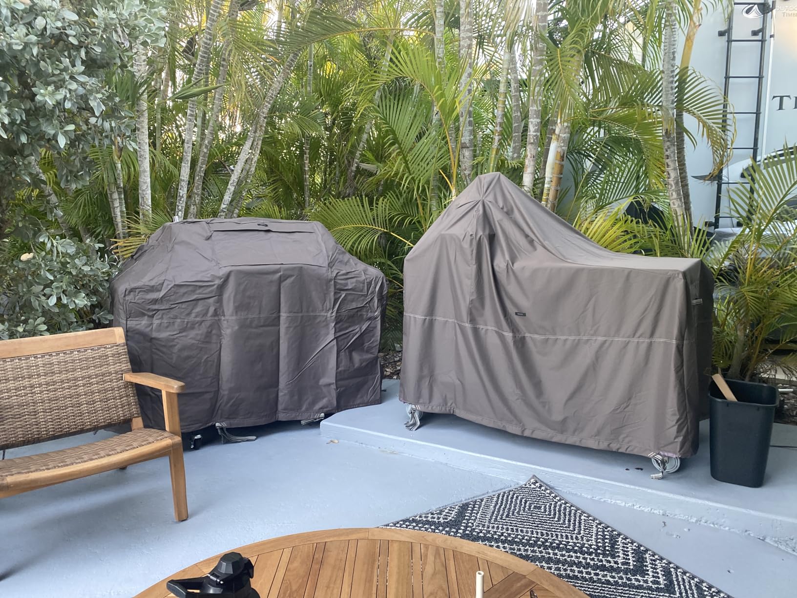 Classic Accessories Ravenna Water-Resistant 58 Inch BBQ Grill Cover, Dark Taupe customer photo 1