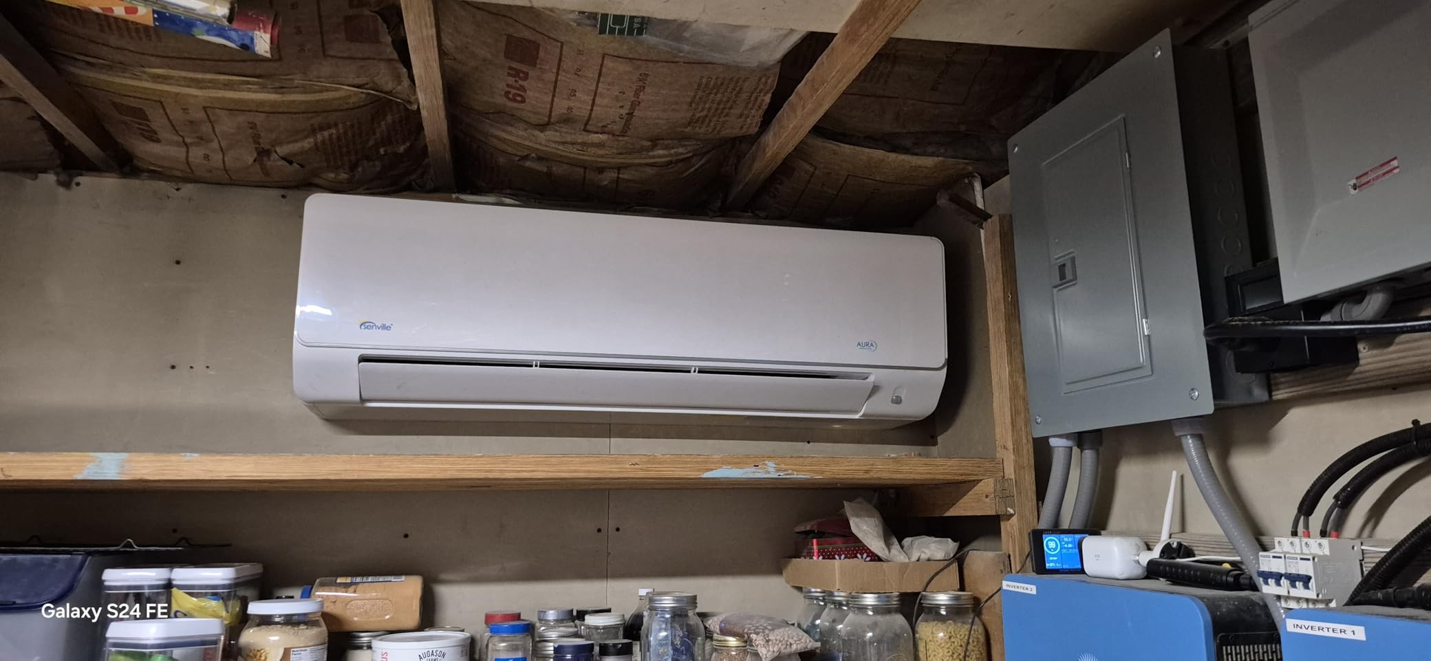 Senville AURA Series Mini Split Air Conditioner Inverter Heat Pump, 24000 BTU, Works with Alexa, Energy Star, White customer photo 2