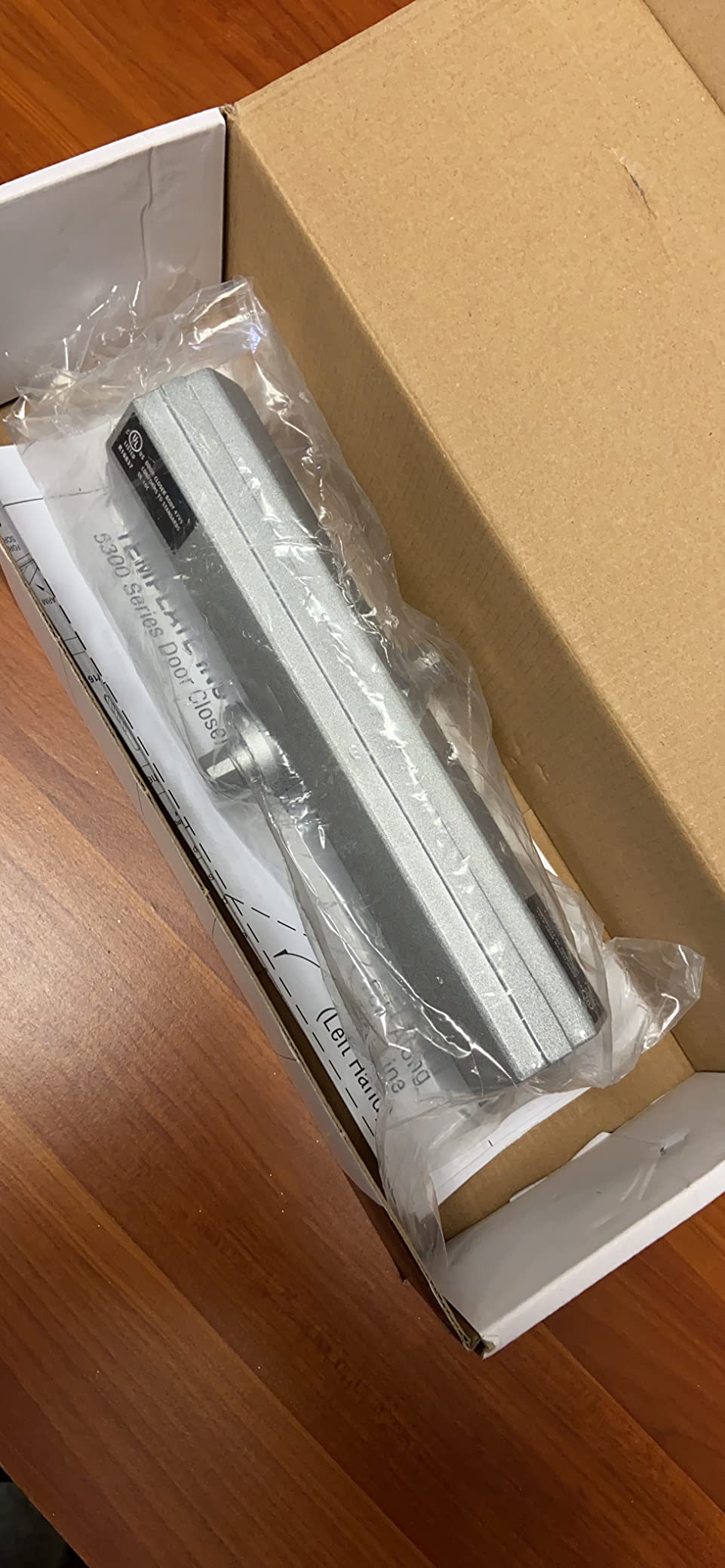 Hager - 5300M16ALM 5300 Series Aluminum Grade 1 Heavy Duty Surface Door Closer, Multi-Mount, 1-6 Adjustable Spring Size, Sprayed Aluminum Finish customer photo 2