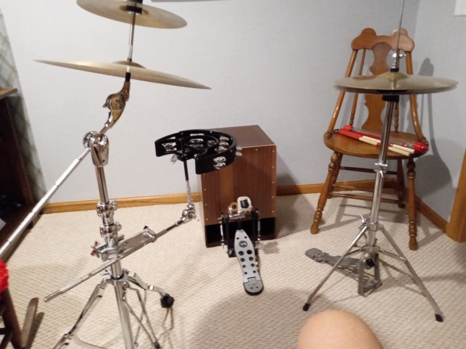 Meinl Jumbo Bass Subwoofer Cajon with Internal Snares - NOT MADE IN CHINA - Walnut Playing Surface (SUBCAJ5WN) customer photo 2