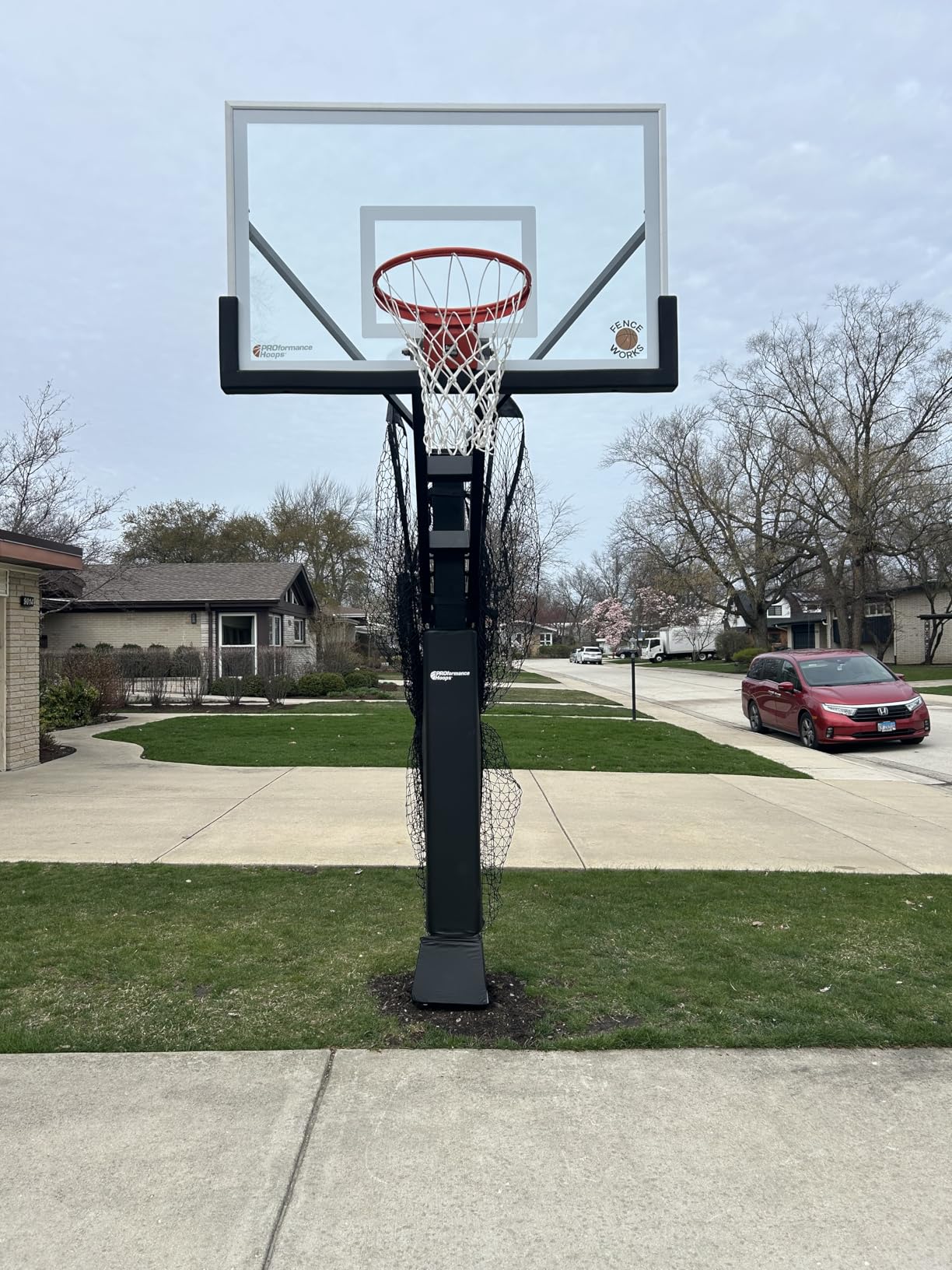 Goalrilla Basketball Yard Guard Easy Fold Defensive Net System Quickly Installs on Any Goalrilla Basketball Hoop customer photo 2