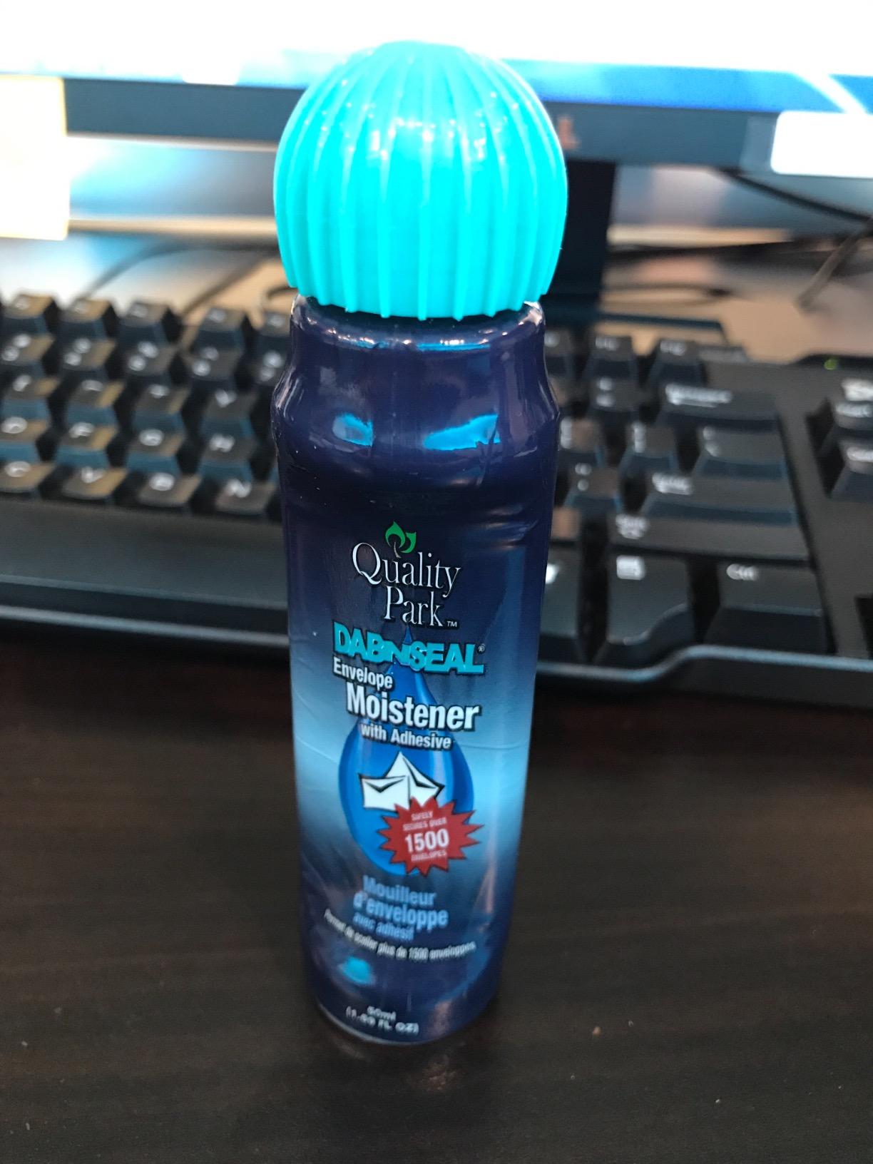 Quality Park Dab-N-Seal Envelope Moistener with Adhesive, 50ML Bottle, 4 Pack (46071) customer photo 2