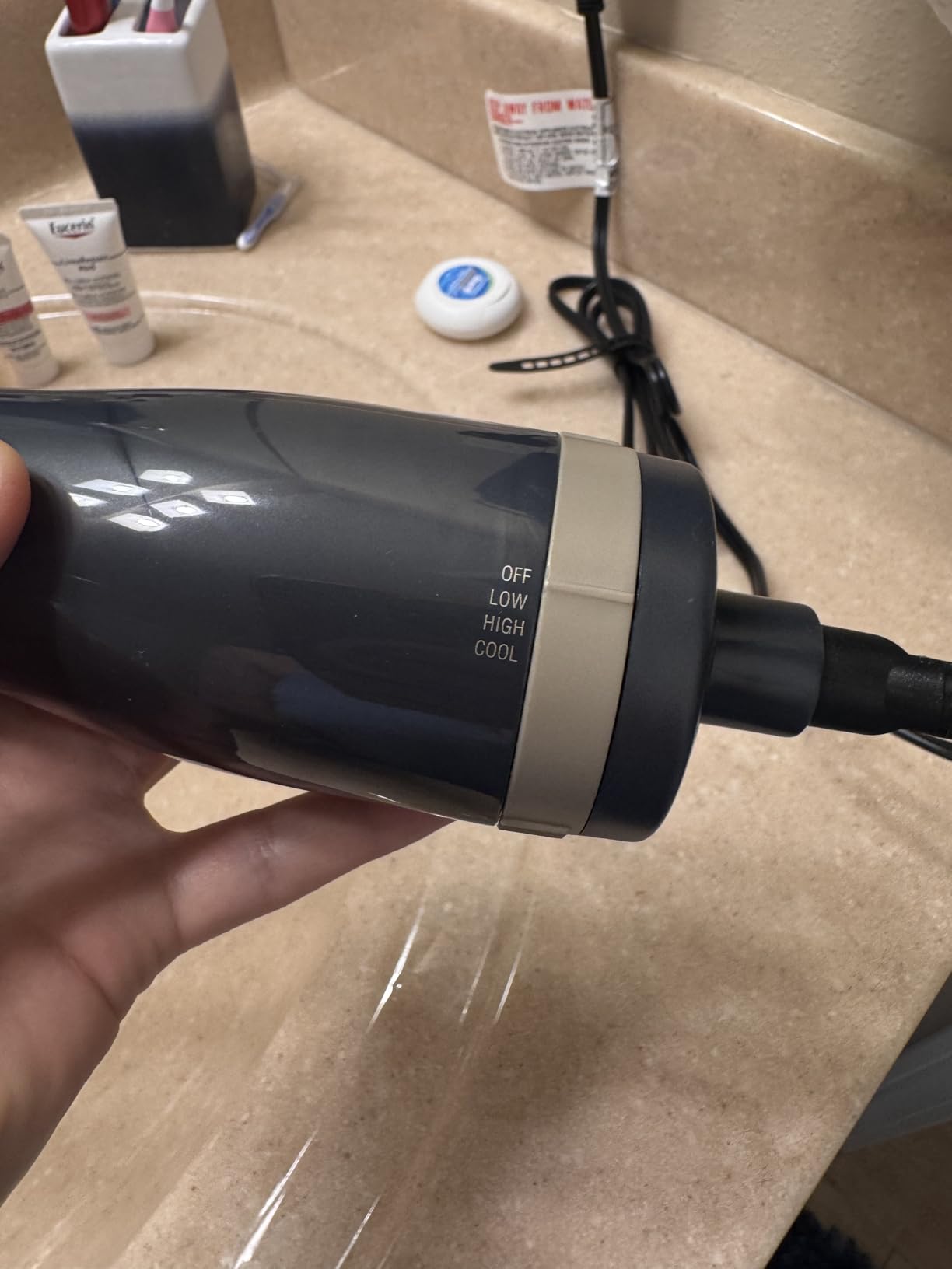 Conair InfinitiPRO Rotating Hot Air Dryer Spin Brush Set | Bidirectional Rotating Ionic Hot Air Brush for Volume and Curls, Gray, 2 in. and 1 1/2 in. Brush Heads, BC191L customer photo 2