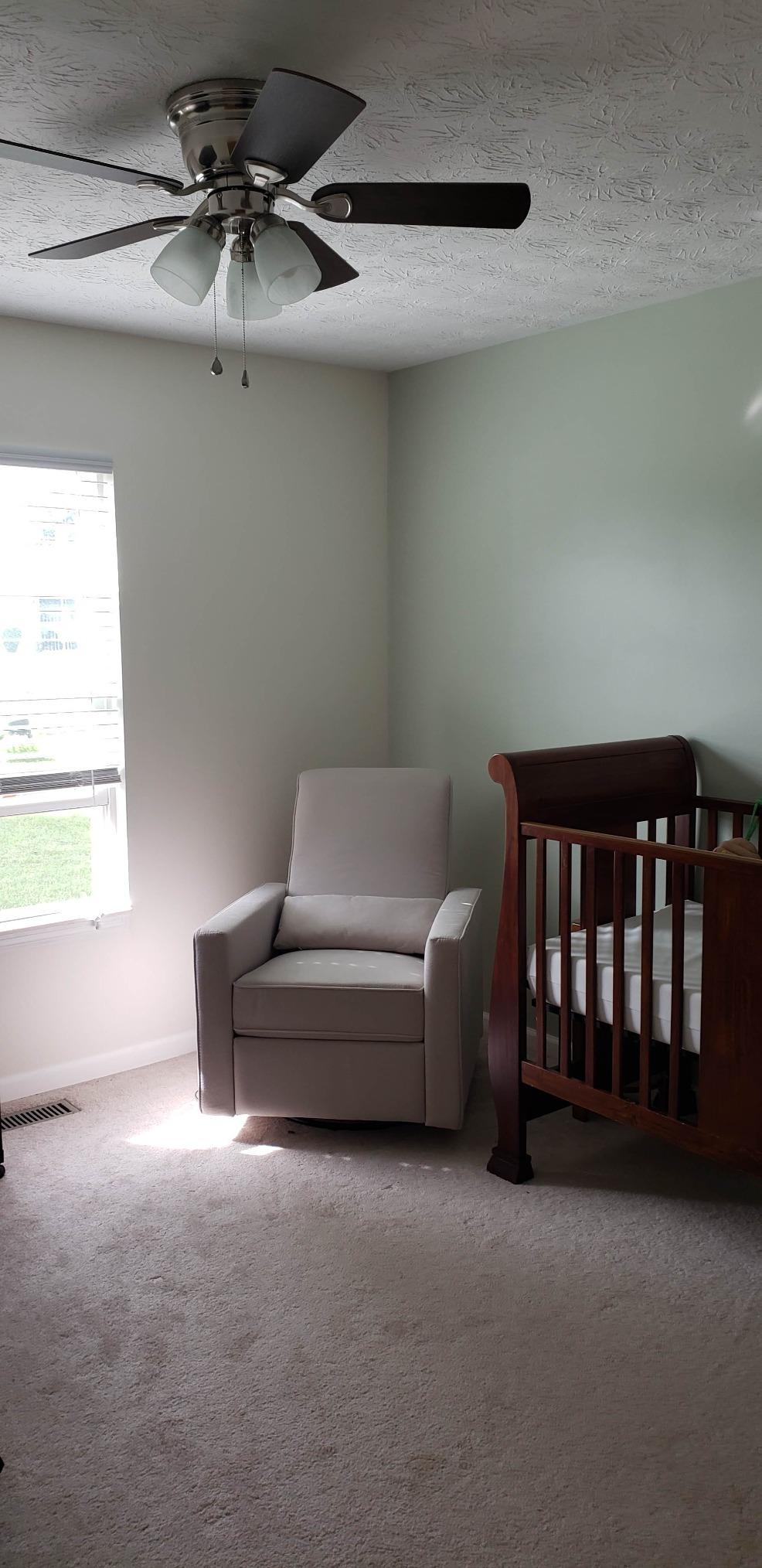 Davinci Piper 360° Swivel Rocker Recliner Chair - Glider Rocking Chair for Nursery and Living Room- GREENGUARD Gold, FSC & Certi-PUR US Certified - Ultra Comfy Glider Recliner Nursery Chair - Cream customer photo 2