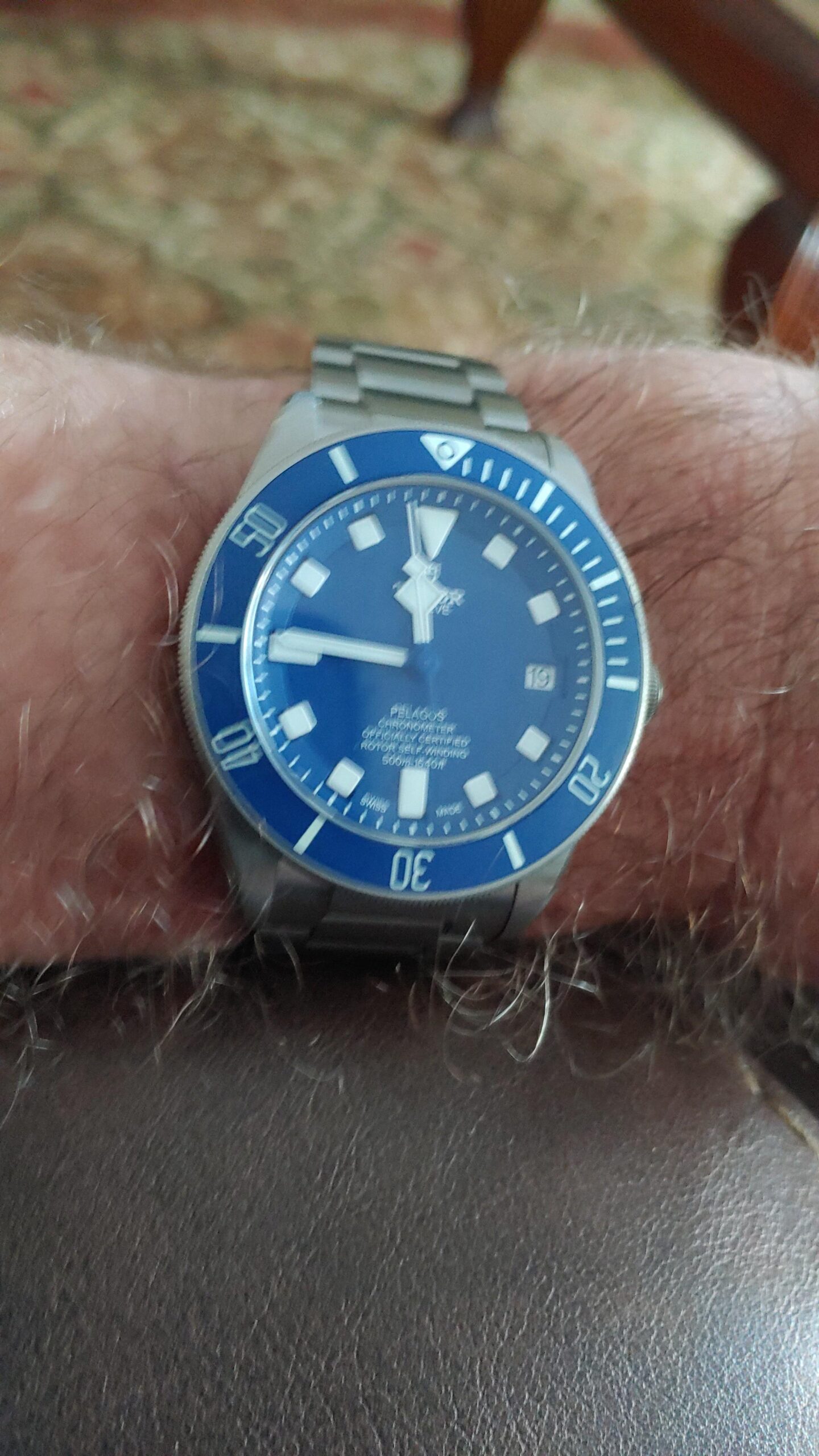 Tudor Pelagos Chronometer Automatic Blue Dial Men's Watch M25600TB-0001 customer photo 1