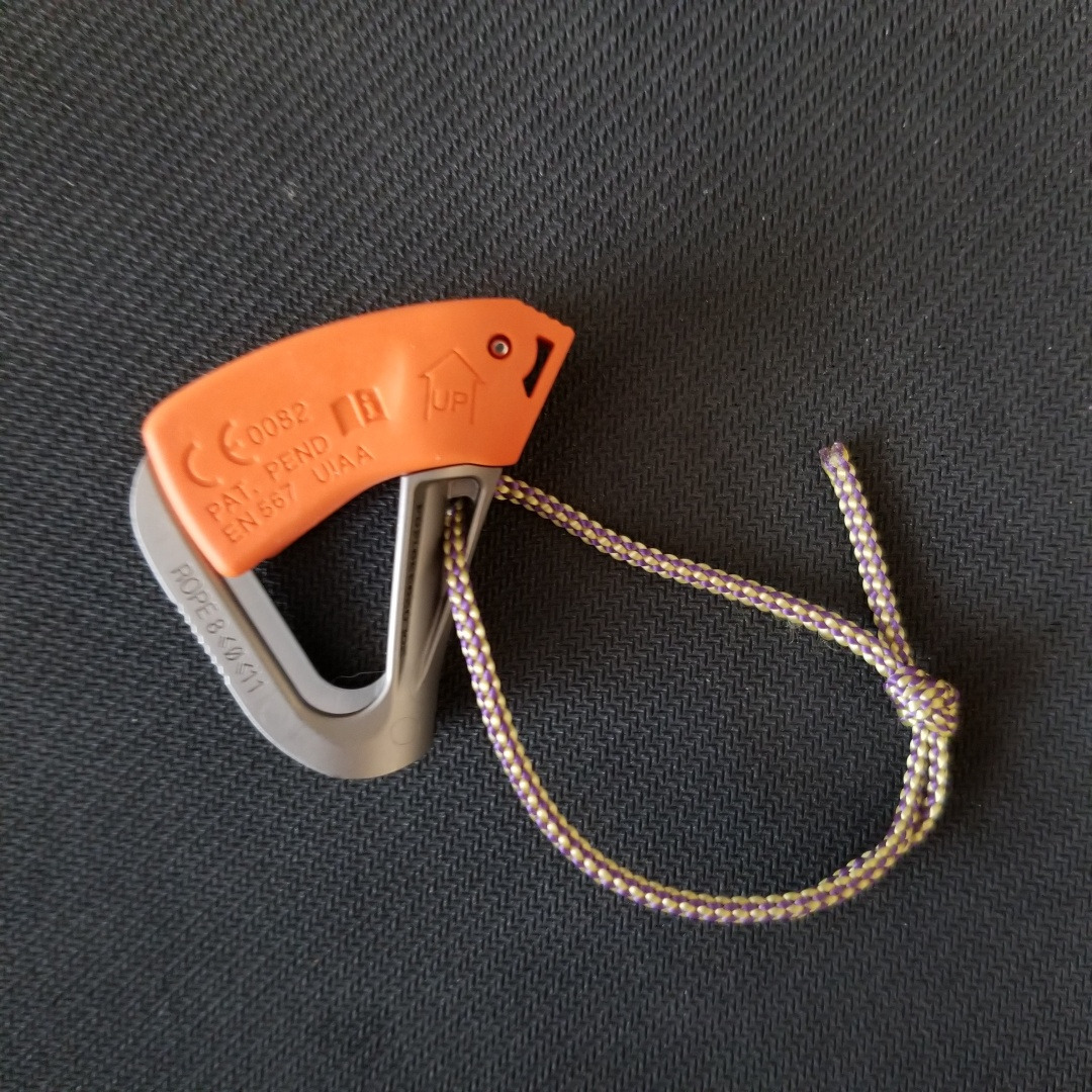 PETZL TIBLOC Ultra-Compact Emergency Ascender - Orange customer photo 1