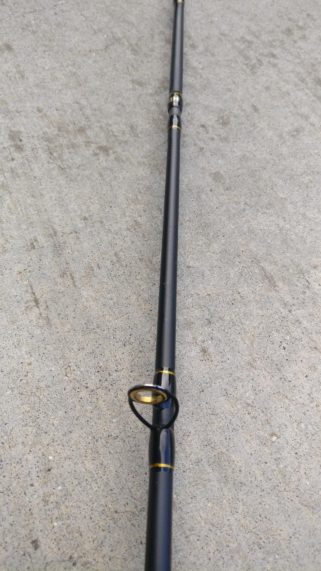 E Series - Camo Legend 2-Piece 7-Feet Casting Rod, 24 Ton Carbon Fiber Baitcasting with 2 Tips - Medium and Medium Heavy Portable Bass Fishing Rod customer photo 1
