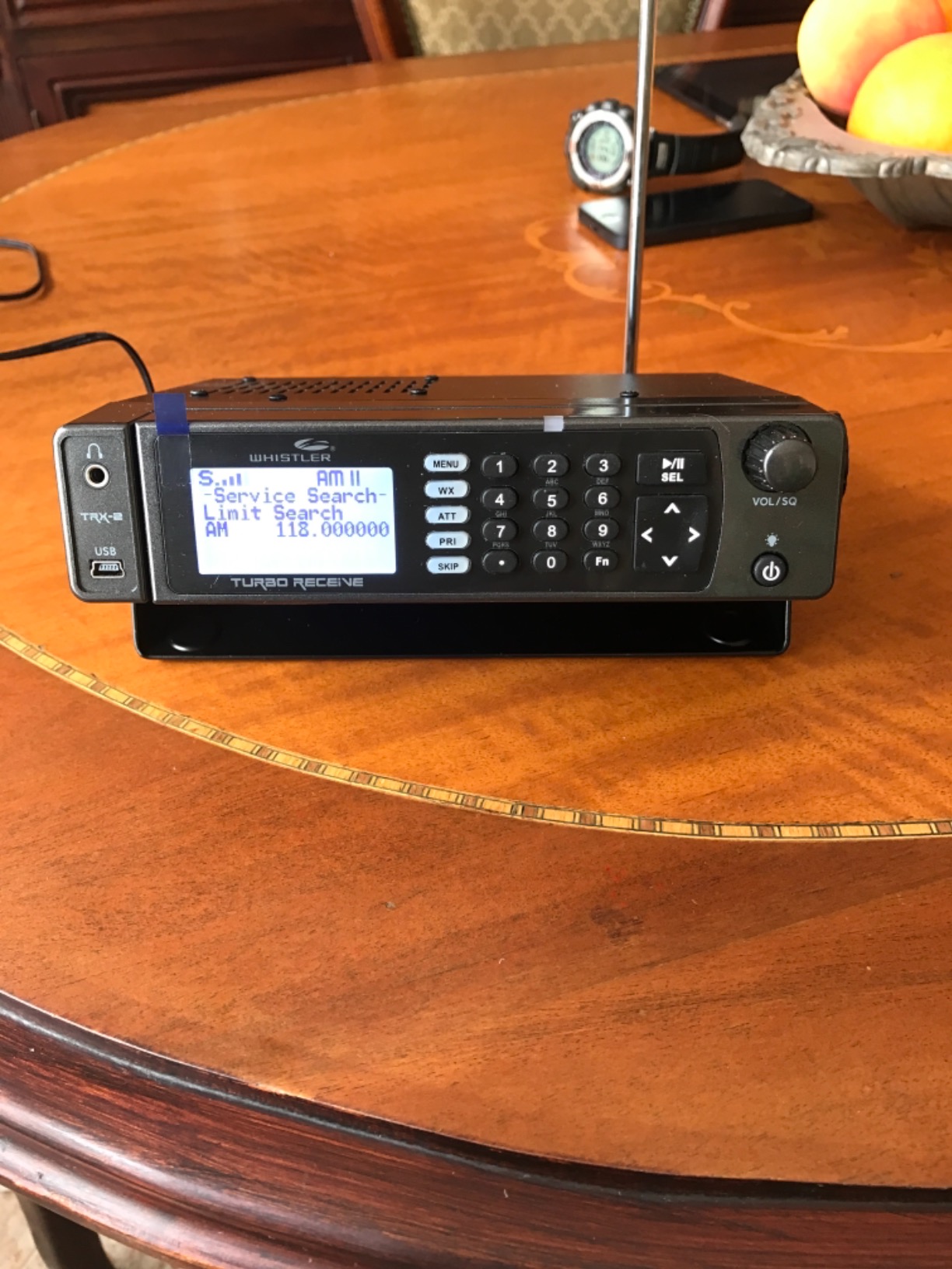 Whistler TRX-2 Digital Police Scanner - Desktop/Mobile Scanner with EZ Scan Software, APCO P25 Phase I & II, DMR, NXDN, and USA/Canada Database Preloaded customer photo 1