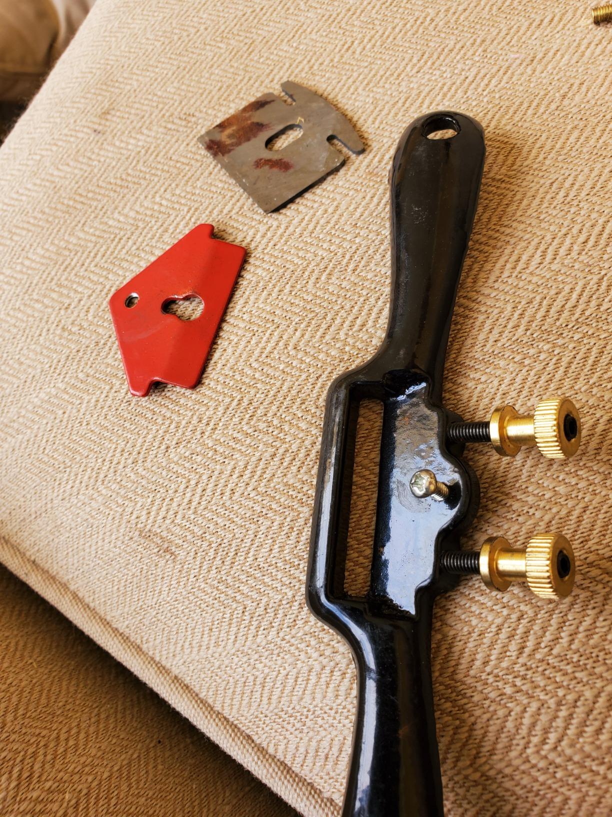 1PCS Metal Woodworking Blade Spoke Shave Manual Planer Plane Deburring Hand Tools 9