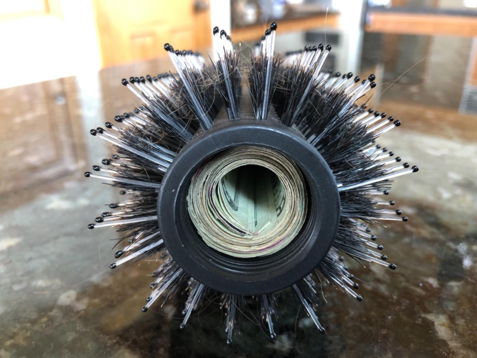 Awesome Hair Brush Diversion Safe with Hidden Compartment | Functional Hairbrush, Secret Stash Storage, For Cash, Jewelry, Keys, Valuables, For Home, Travel, Beach, Hotel customer photo 2