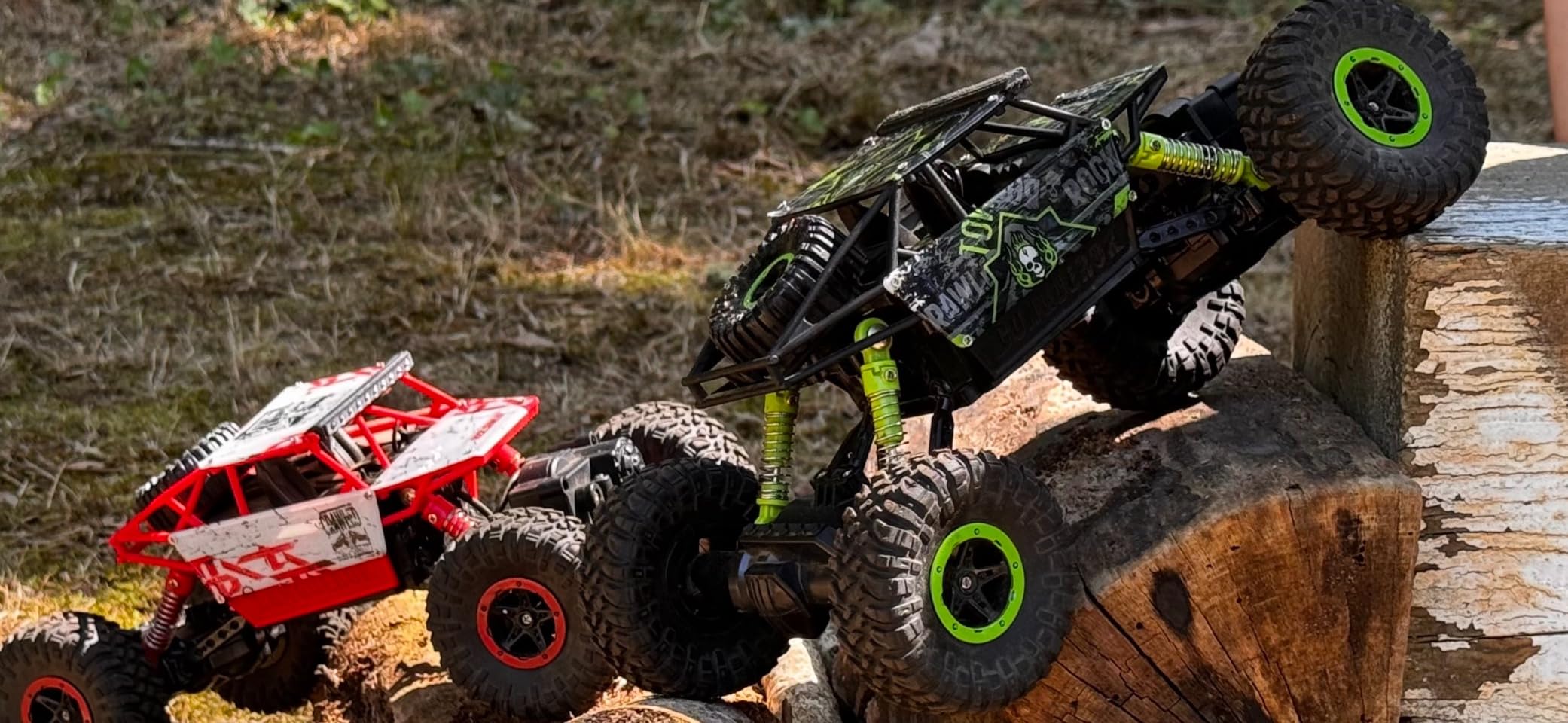 Cheerwing 1:18 Rock Crawler 2.4Ghz Remote Control Car 4WD Off Road RC Monster Truck 2 Battery (Red) customer photo 1