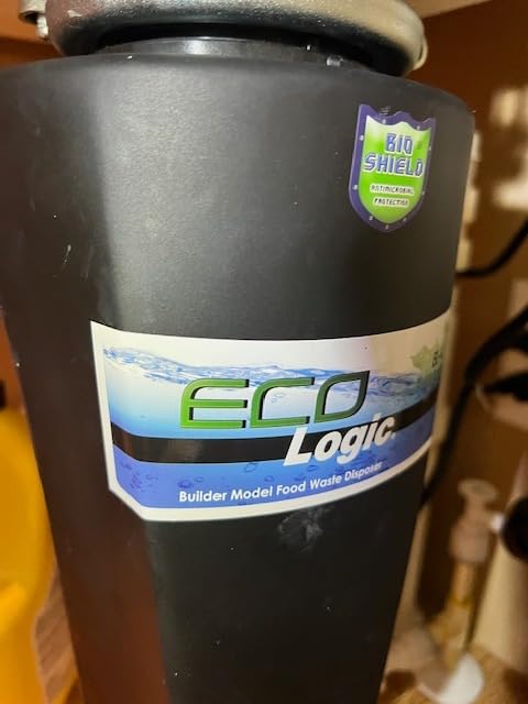 Eco Logic 1/3 Horsepower Garbage Disposal with Removeable Splash Guard, Attached Power Cord and Standard 3-Bolt Mounting System, Continuous Feed Disposer customer photo 2