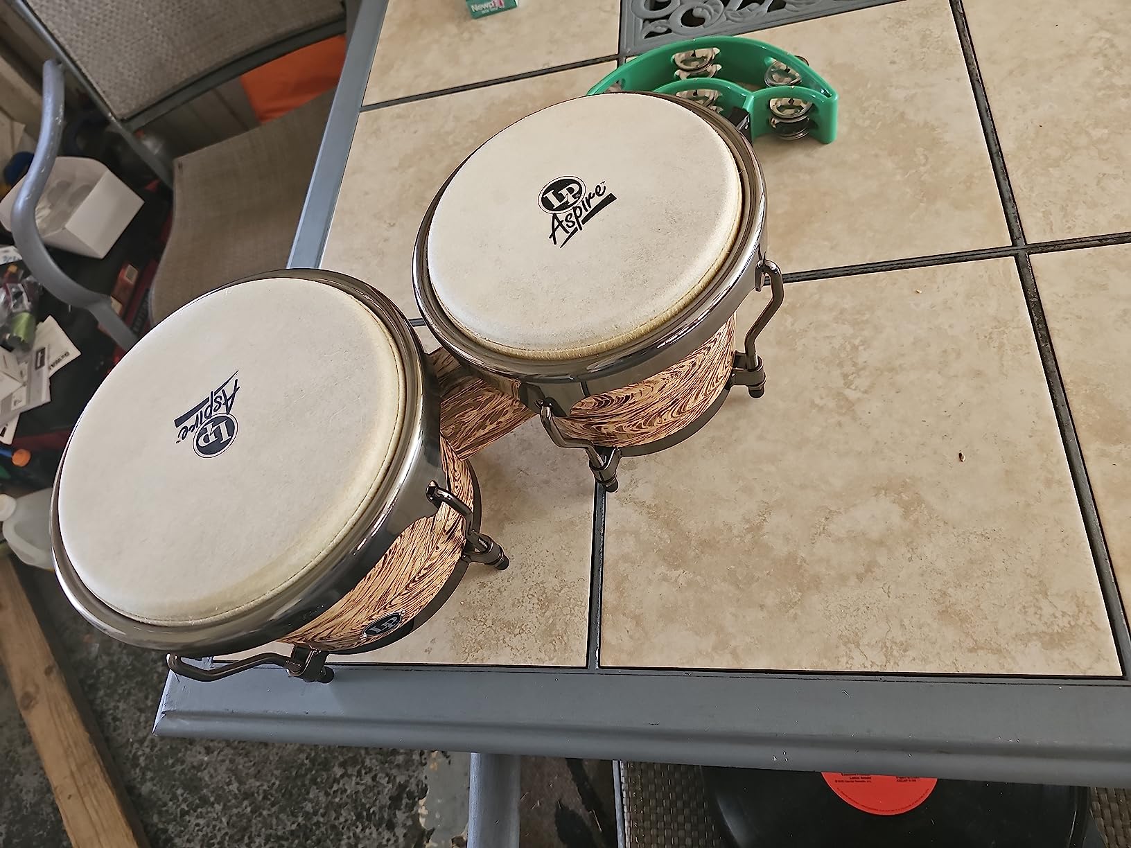 LP (Latin Percussion) Aspire Bongos, Havana Café, 6-3/4