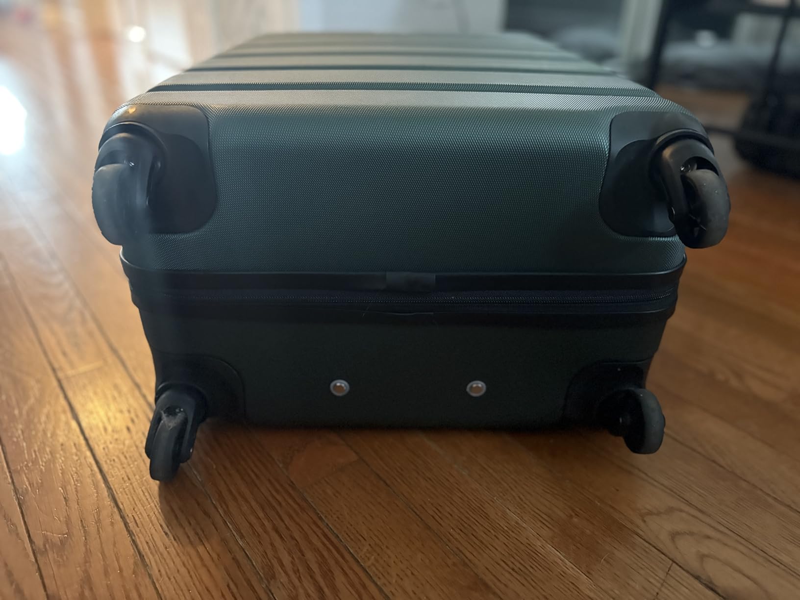 Coolife Luggage 3 Piece Set, Lightweight Durable Hardshell Suitcase set with 360° Spinner Wheels, TSA-approved Lock, Checked Family Travel Luggage sets, 20/24/28 Inch, Navy customer photo 2