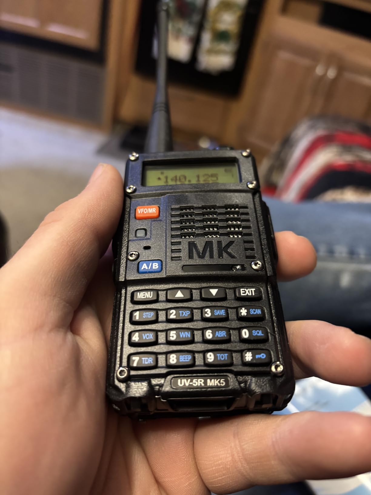 Baofeng UV-5R Two Way Radio Dual Band 144-148/420-450Mhz Walkie Talkie 1800mAh Li-ion Battery(Black) customer photo 1