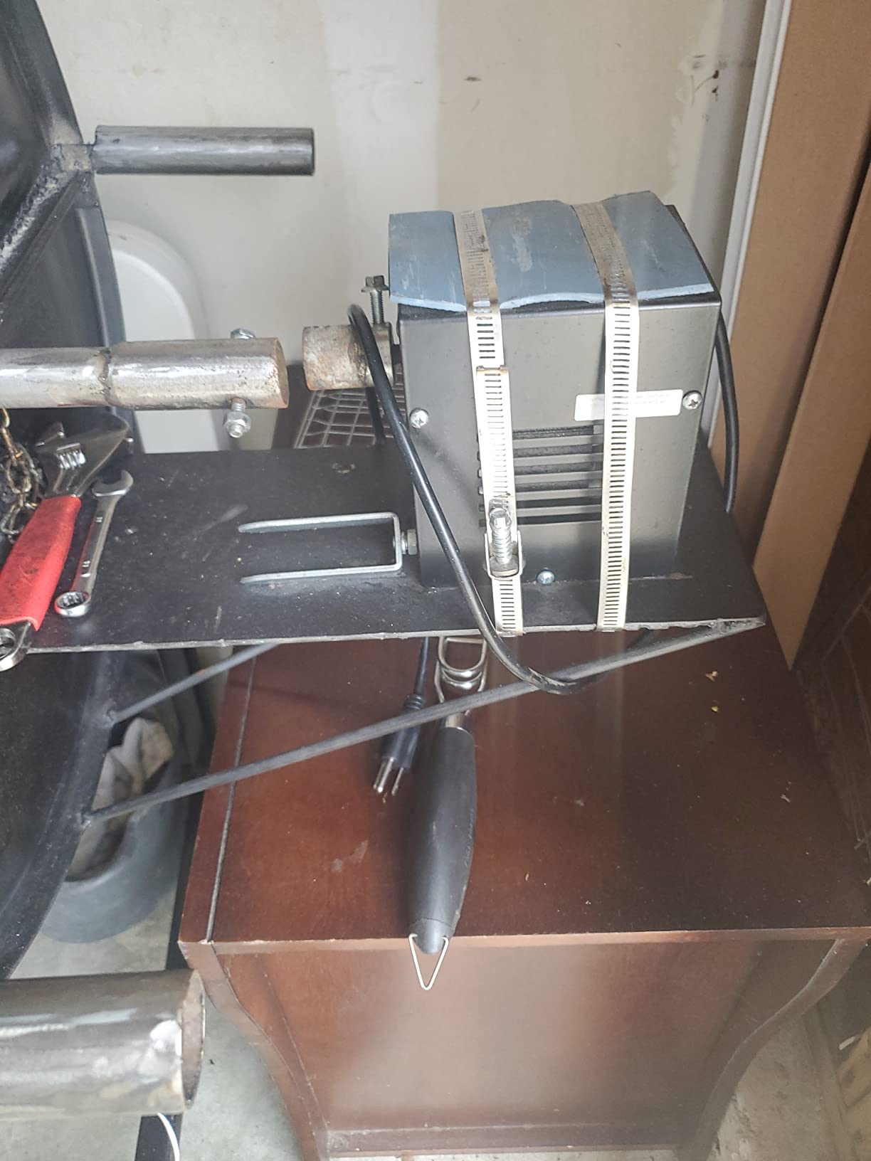 High Torque 200 lbs rotisserie BBQ Motor for Whole Pigs Lambs customer photo 1