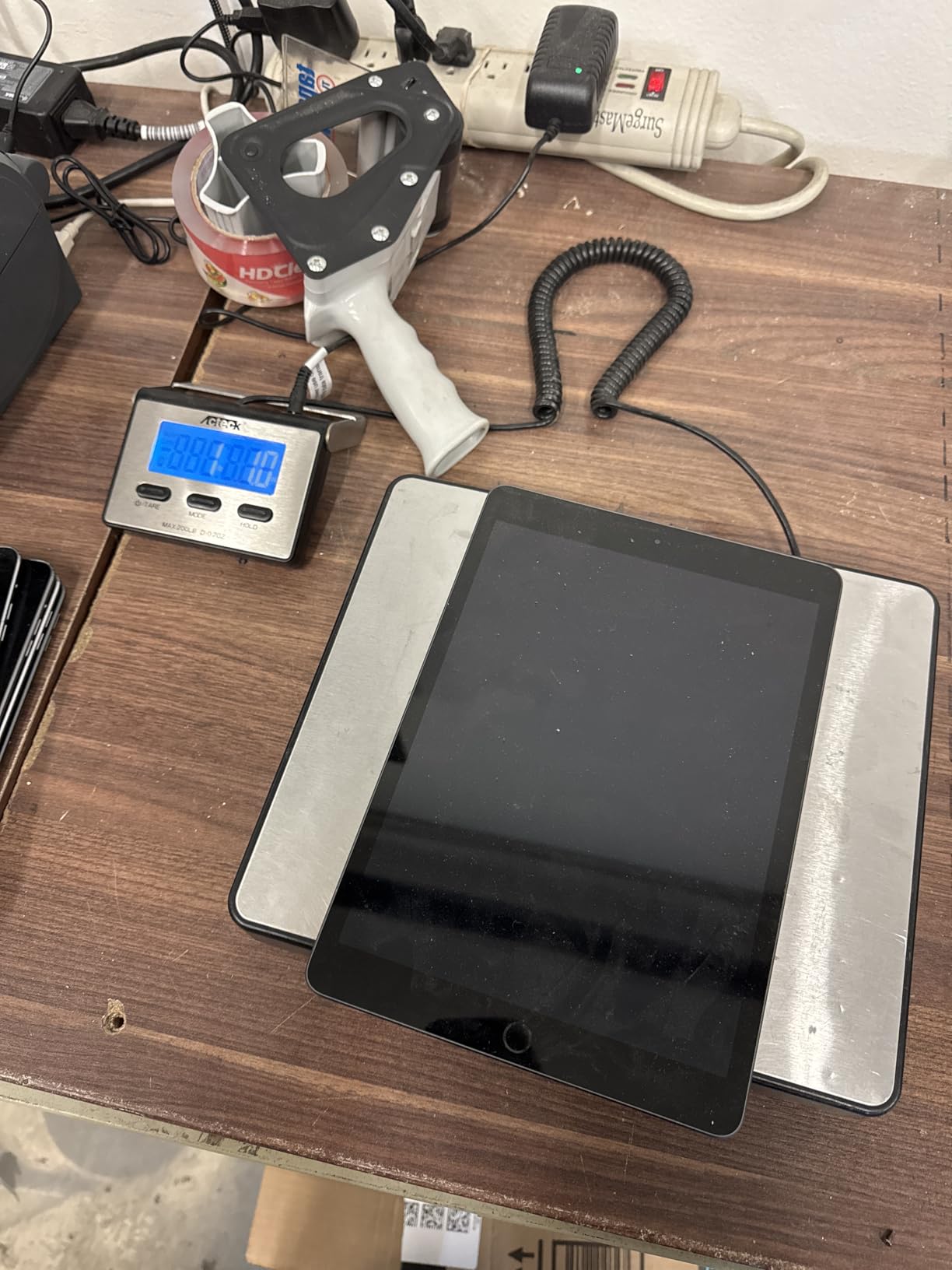 Acteck A-BC200 200LB x 0.2 OZ Digital Heavy Duty Shipping Postal Scale, Stainless Steel customer photo 1