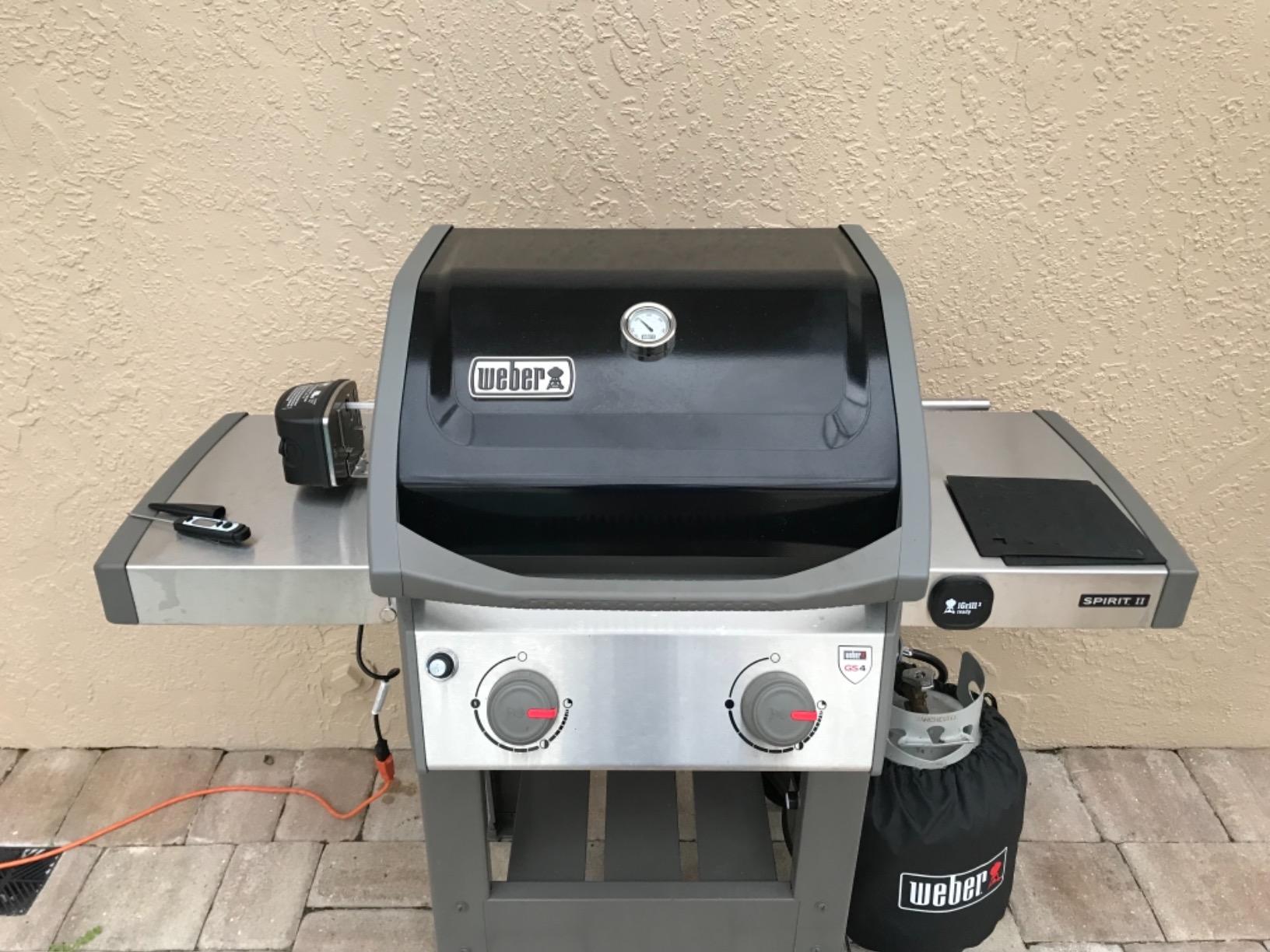 Weber Grill Rotisserie Kit for Spirit 200/300/500/700, Genesis Silver/Gold/Plat/1000-5500 - Includes Spit, Forks, and Motor customer photo 2