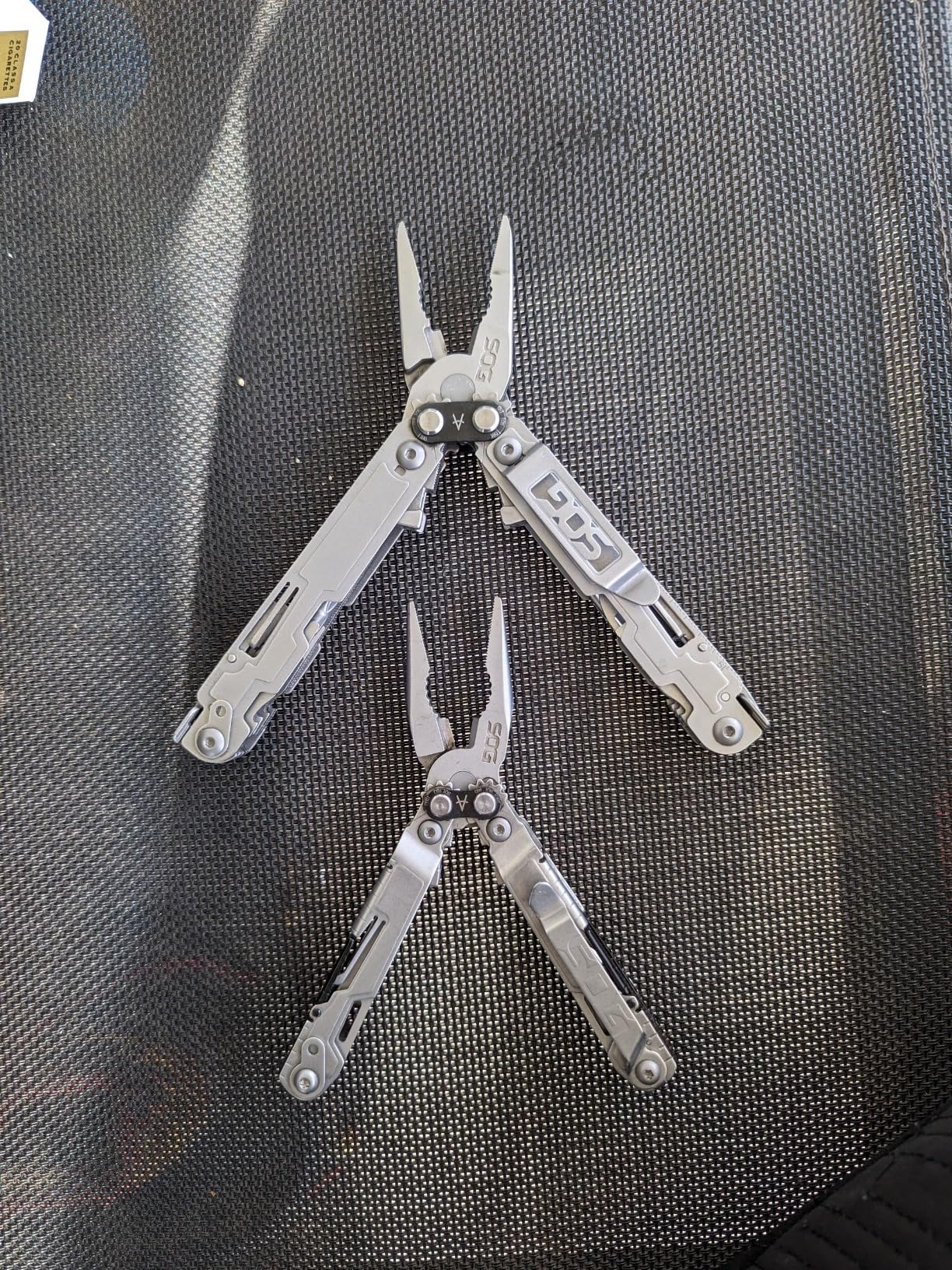 SOG PowerPint Mini Compact Stainless Steel Multi-Tool, 18 Lightweight Specialty Tools & SOG Multitool Pliers Pocket Knife, Stone Wash customer photo 2