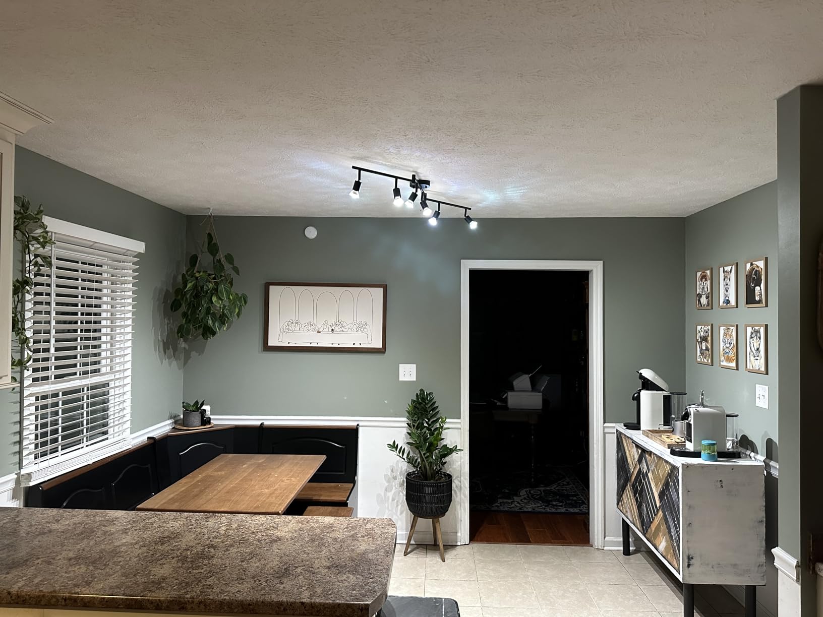 Globe Electric 59351 Payton 6-Light Foldable Track Lighting, Matte Silver customer photo 1