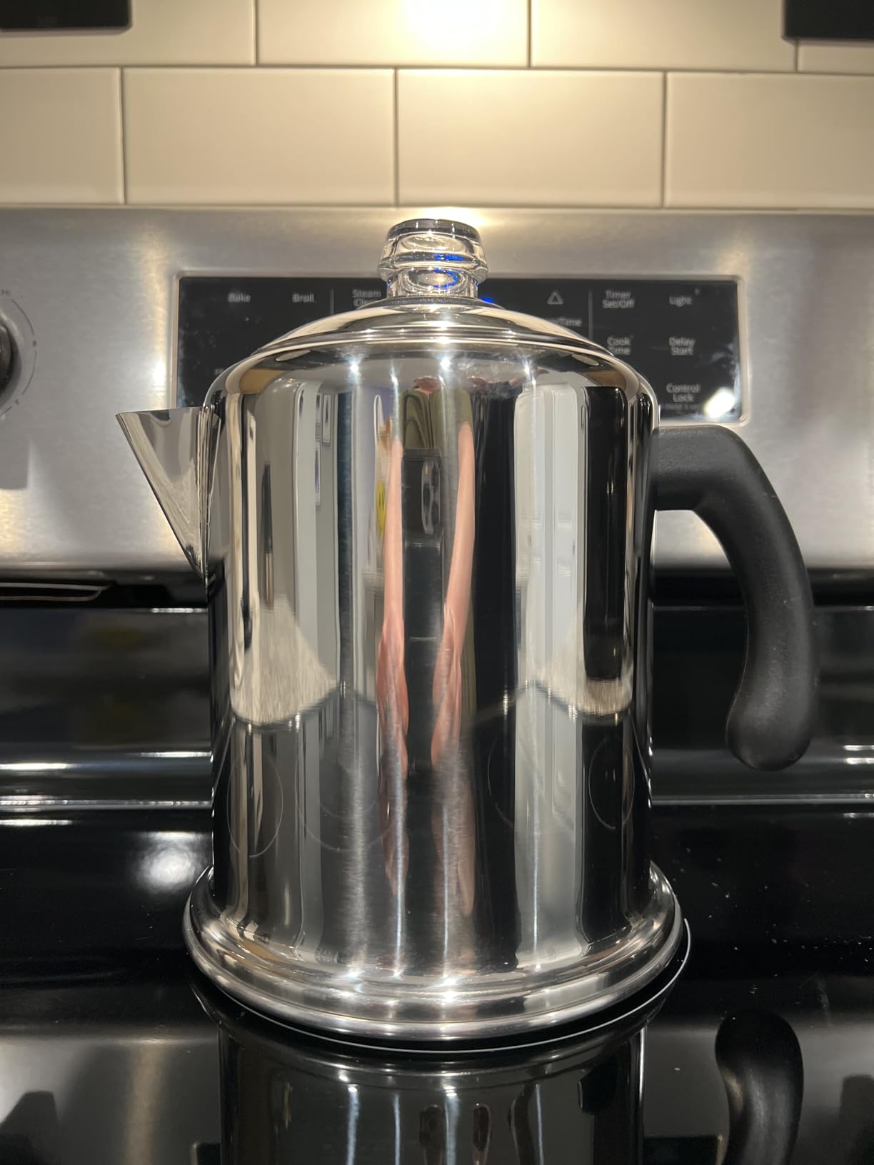Farberware Classic Stainless Steel Yosemite 12-Cup Coffee Percolator, Percolator Coffee Pot customer photo 1