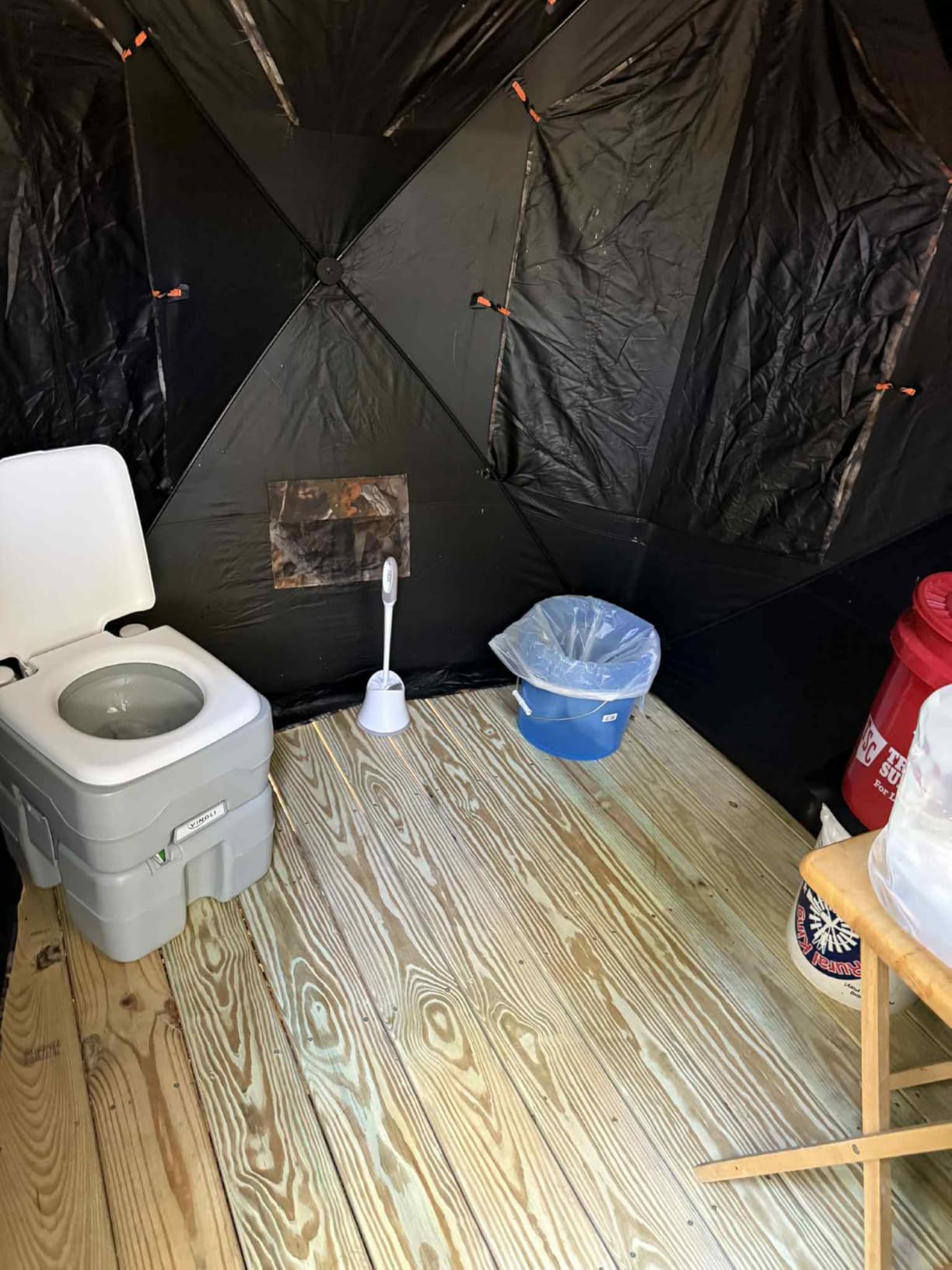 VINGLI Portable 5.3 Gallon Camping Toilet w/Carrying Bag,Large Capacity Tank for Camping,Boat/Truck customer photo 1