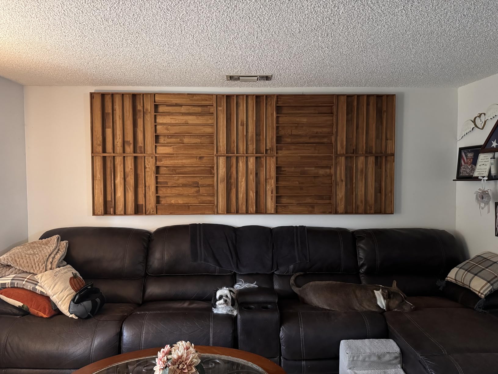 BXI Wood Sound Diffuser - 24 X 24 X 2.8 Inches Thick Acoustic Diffusion Panels, Quadratic Residue Diffusor for Wall and Ceiling Acoustical Treatment (2D) customer photo 1