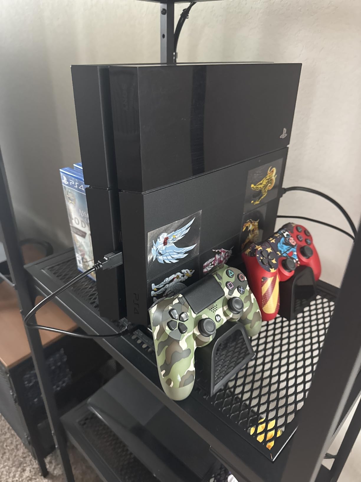 OIVO PS4 Stand for PlayStation 4 Console, Cooling Station for PS4 Slim/Pro/PlayStation 4 Consoles, Pro Vertical Stand with 12 Game Slots customer photo 2