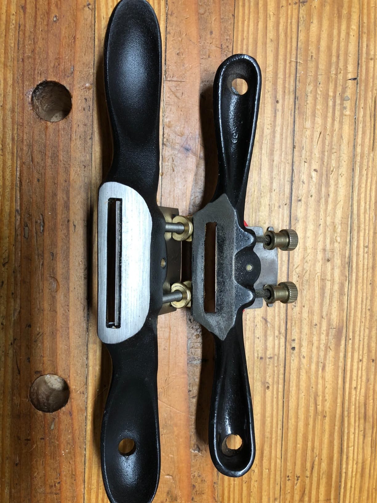 Taytools 469577 Round Bottom Curved Spokeshave Fine Adjustment 2 Inches Wide High Carbon Blade RC 55-60 9-1/2 Inches Overall customer photo 1