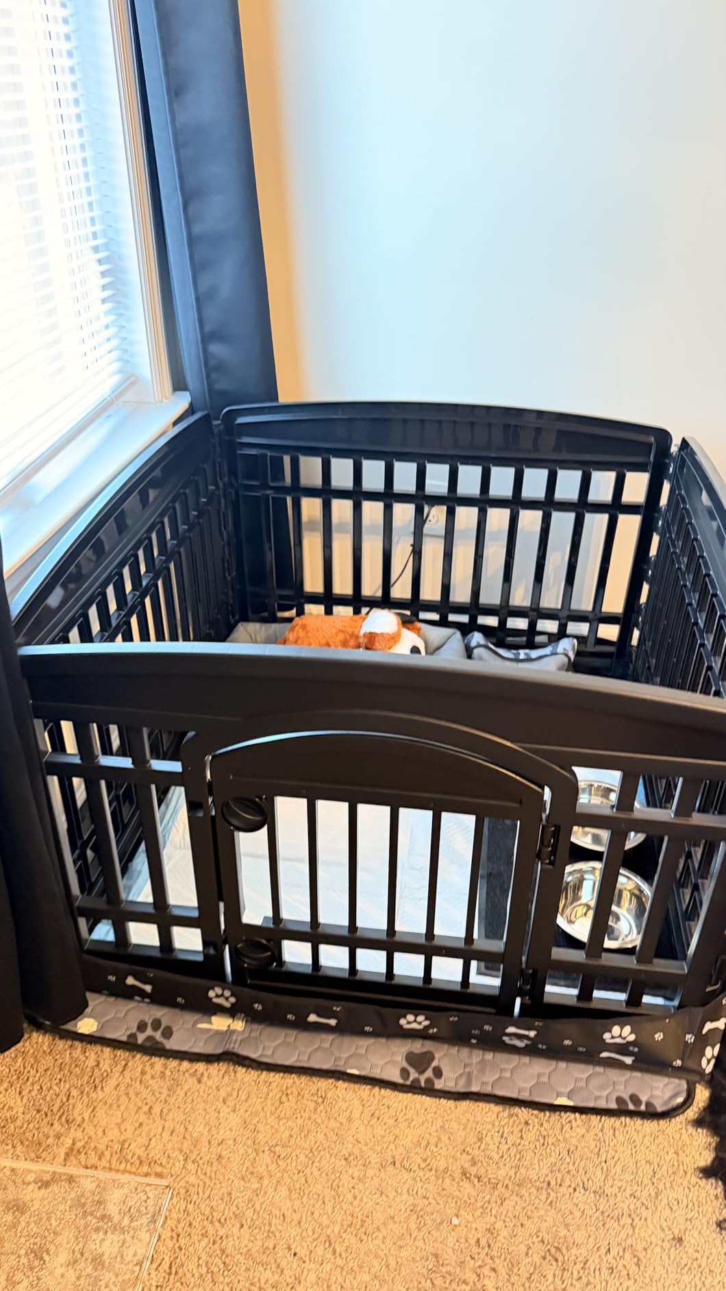 IRIS USA Dog Playpen with Door, 24