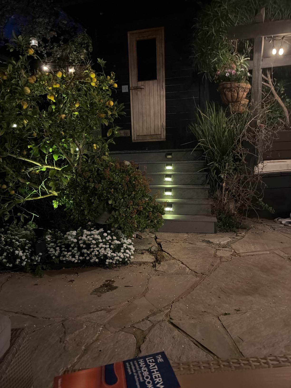 JSOT Outdoor Fence Lights, 12 Pack Solar Powered Deck Lights Waterproof Stairs Light Stainless Steel Security Wall Lamps for Step Walkway Patio Garden Pathway - Cool White customer photo 1