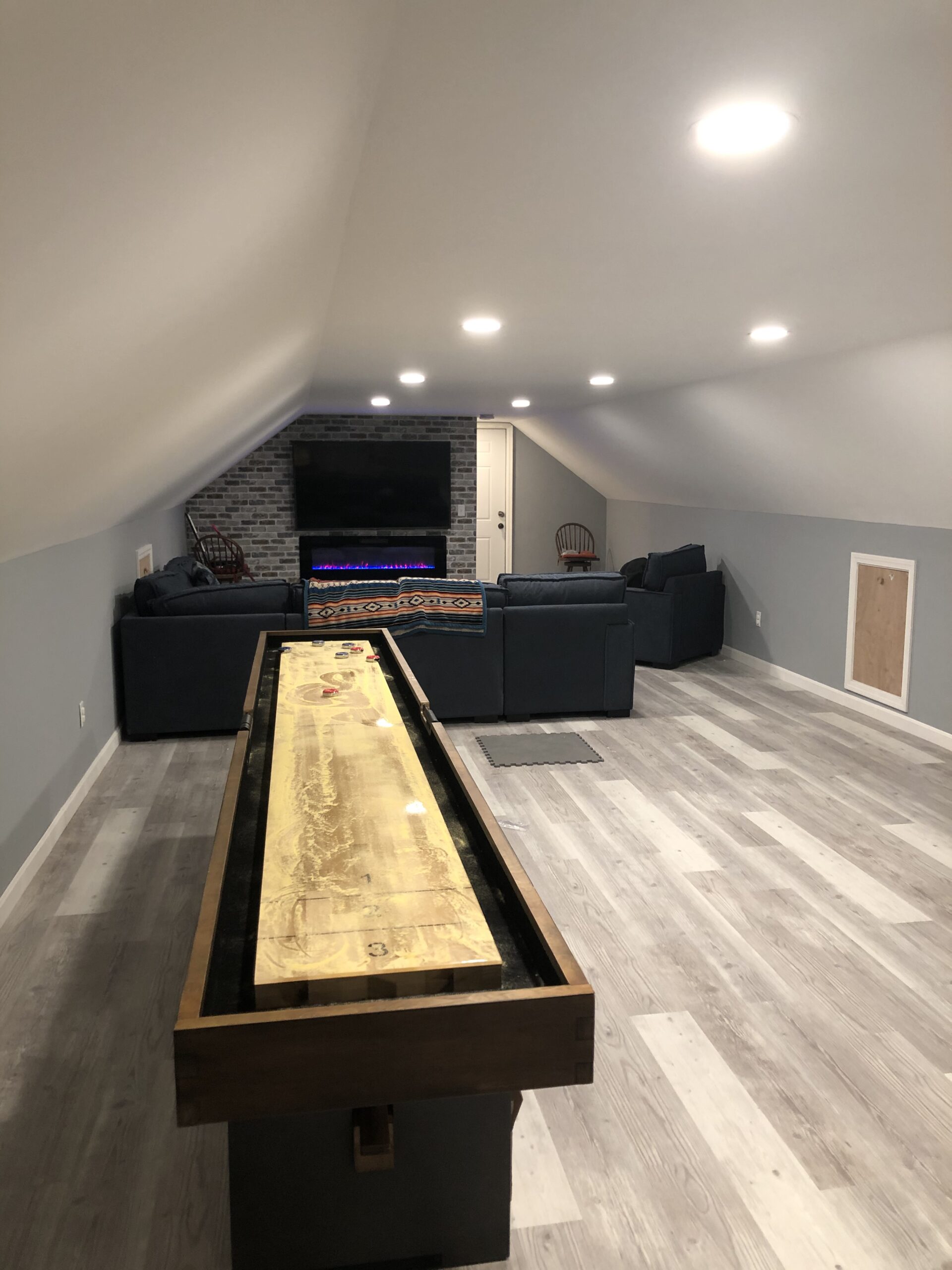 Barrington Shuffleboard Urban Shuffleboard Game Table Collection, Durable Designs with Puck Set Accessories, Perfect for Family Game Rooms customer photo 1