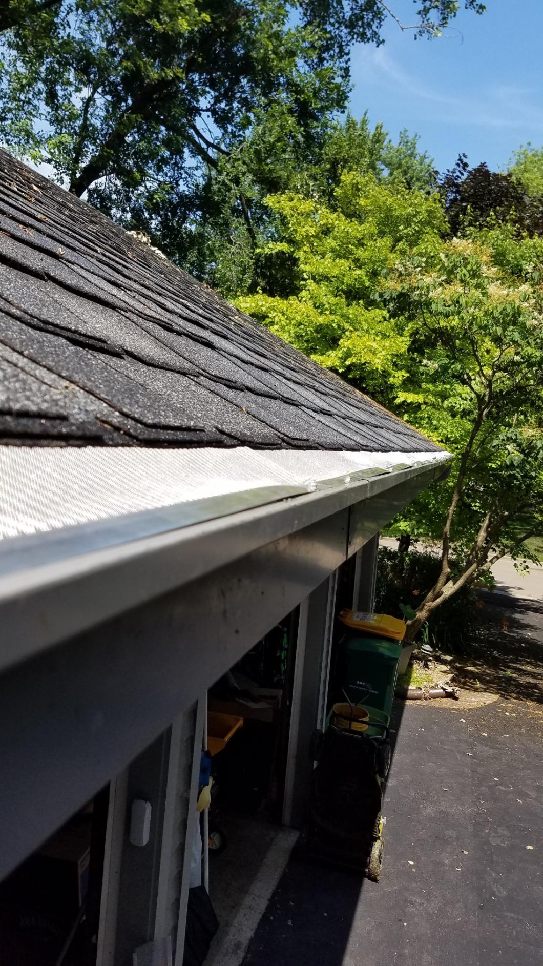 RAPTOR GUTTER GUARD - 48 Ft. (Nominal) Contractor Grade Stainless Steel Micro-Mesh Gutter Guard Kit with Screws Included. Fits 5 in. Gutters and Smaller. DIY-Friendly. customer photo 1