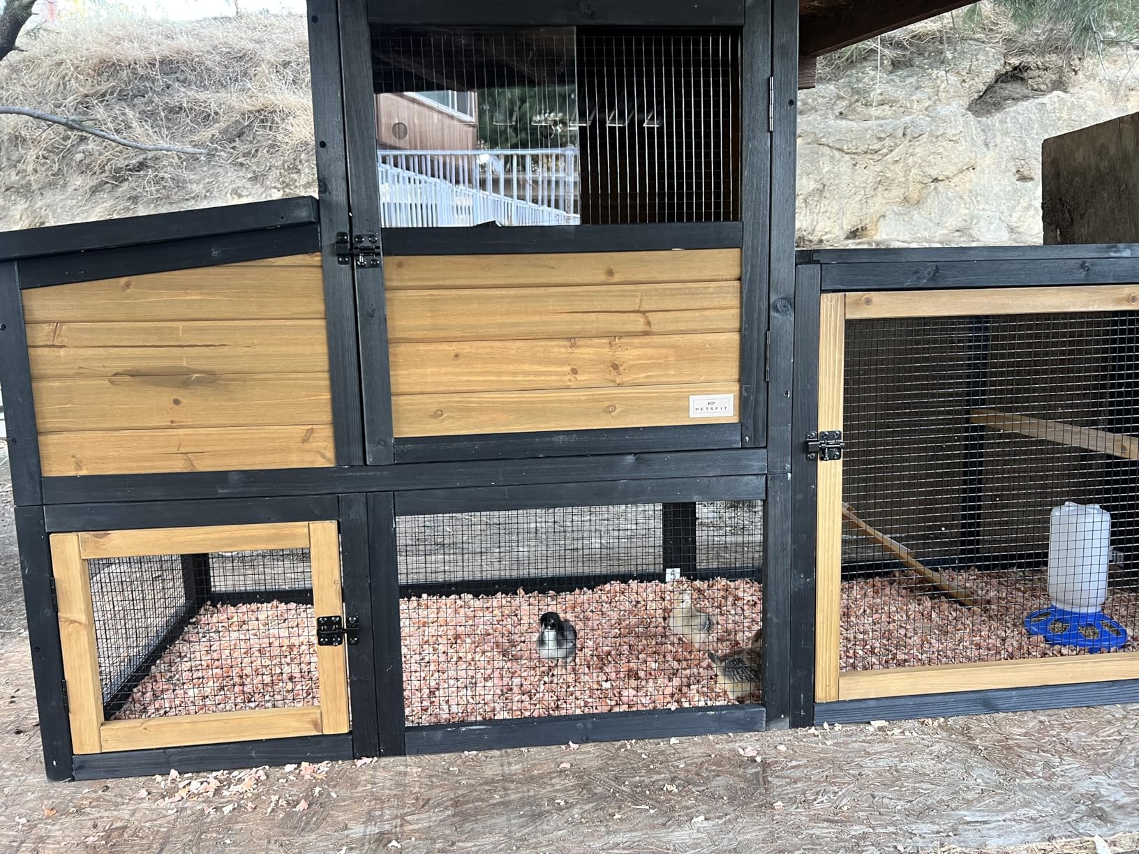OverEZ Classic Large Chicken Coop for Up to 15 Chickens - Nesting Box - Large Bird, Poultry and Hen House Made from Wood, Made in USA customer photo 1