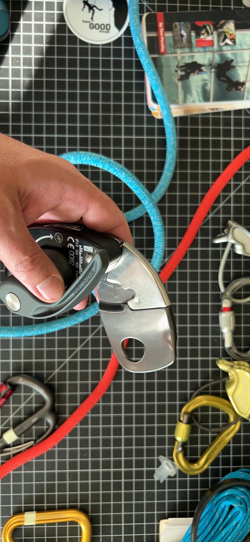 PETZL GRIGRI+ Belay Device with Cam-Assisted Blocking and Anti-Panic Handle, Suitable for Learners and Intensive Use customer photo 1