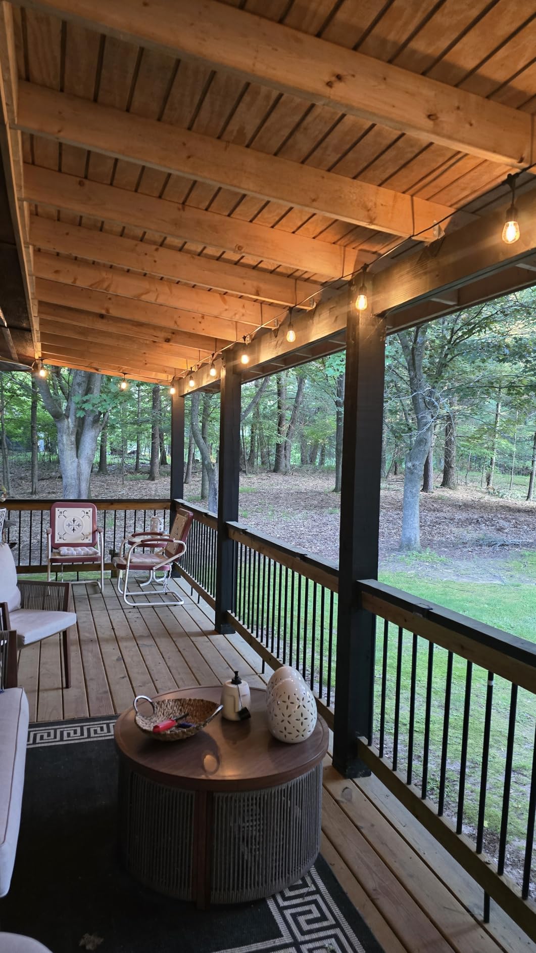 Brightech Ambience Pro - Waterproof LED Outdoor String Lights - 15 Hanging, Dimmable 2W Vintage Edison Bulbs - 48 Ft Commercial Grade Patio Lights Create Cafe Ambiance in Your Backyard customer photo 2