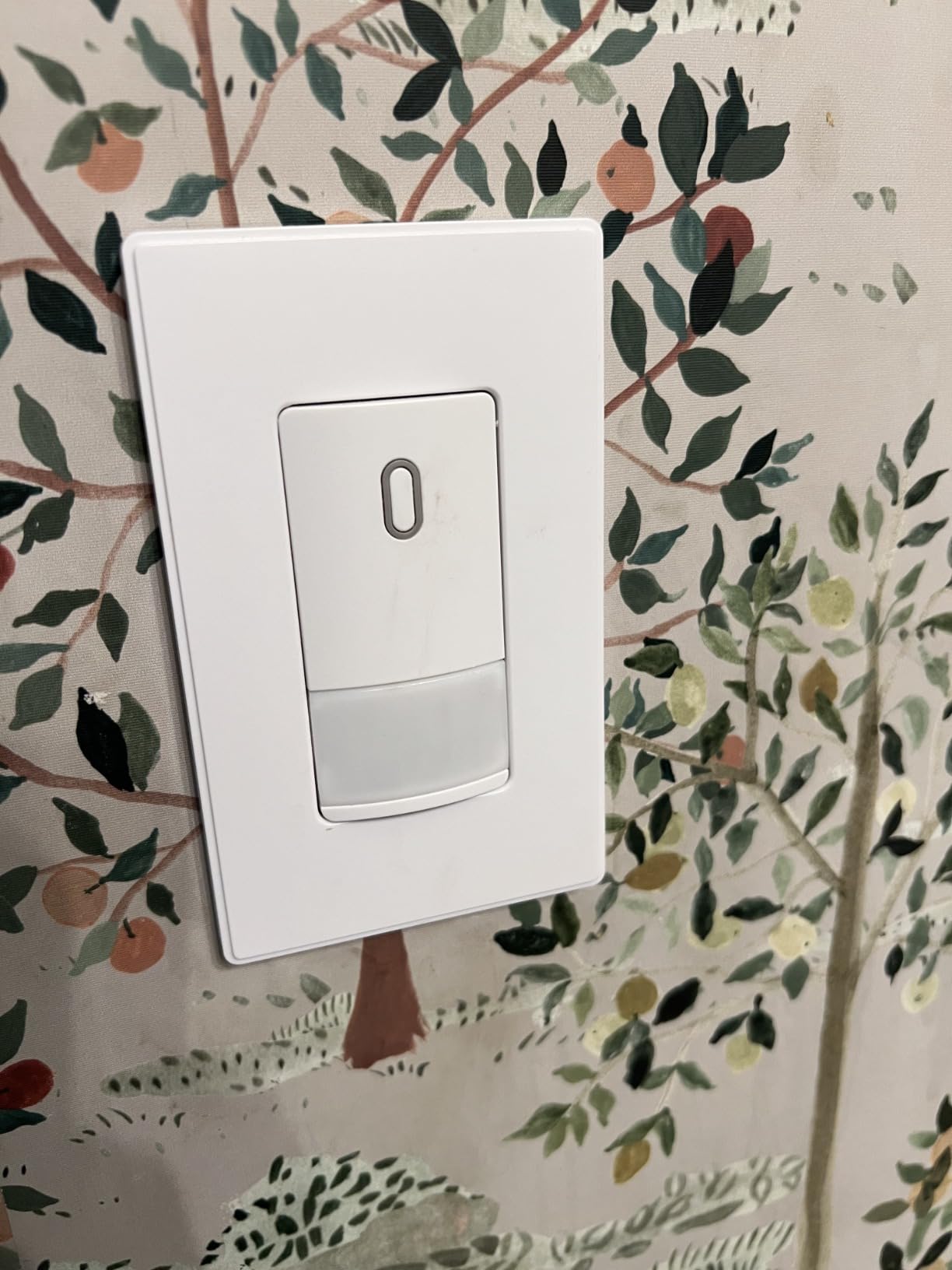 ELEGRP Single Pole Occupancy Motion Sensor Light Switch, Need Grounding Wire No Neutral Wire, 120 Degree Sensor Coverage PIR Infrared Motion Activated, for CFL/LED/Incandescent Bulb, UL, 1 Pack, Matte White customer photo 2