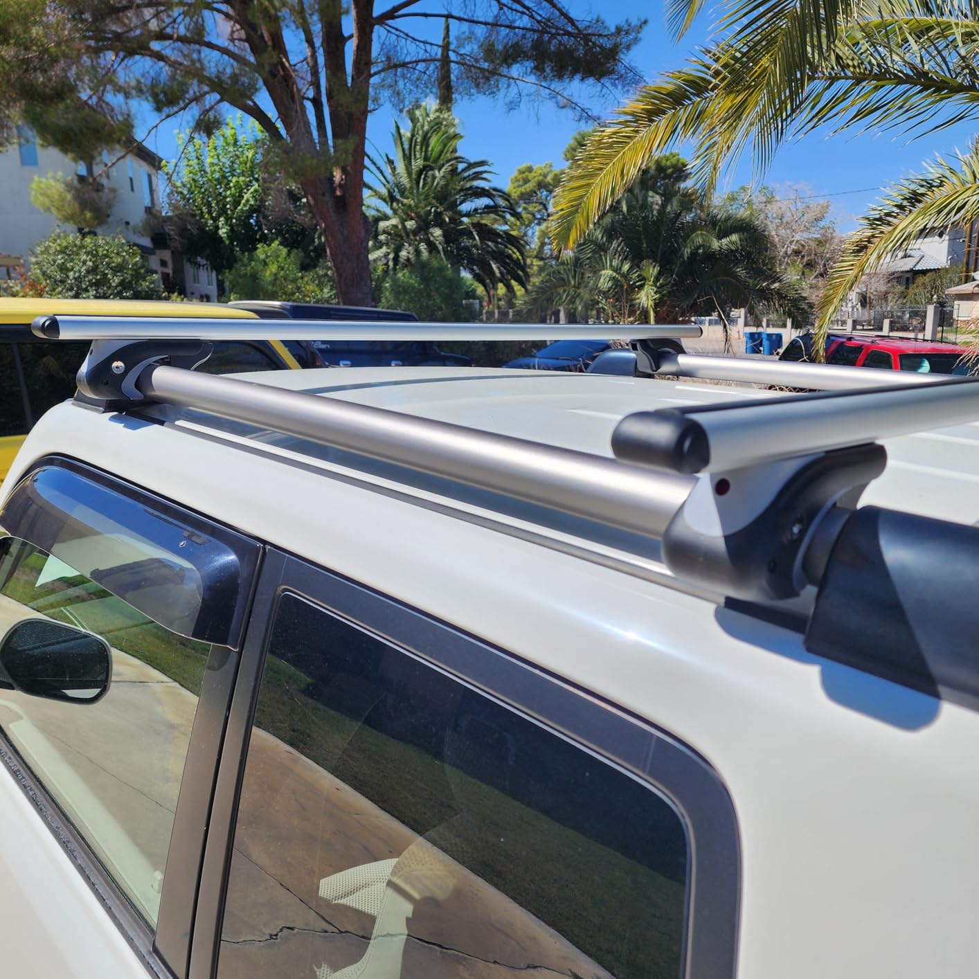 Aero Aluminum Universal 56'' Roof Rack Cross Bars, Existing Raised Side Rail with Gap - 200 lbs Load Capacity customer photo 2
