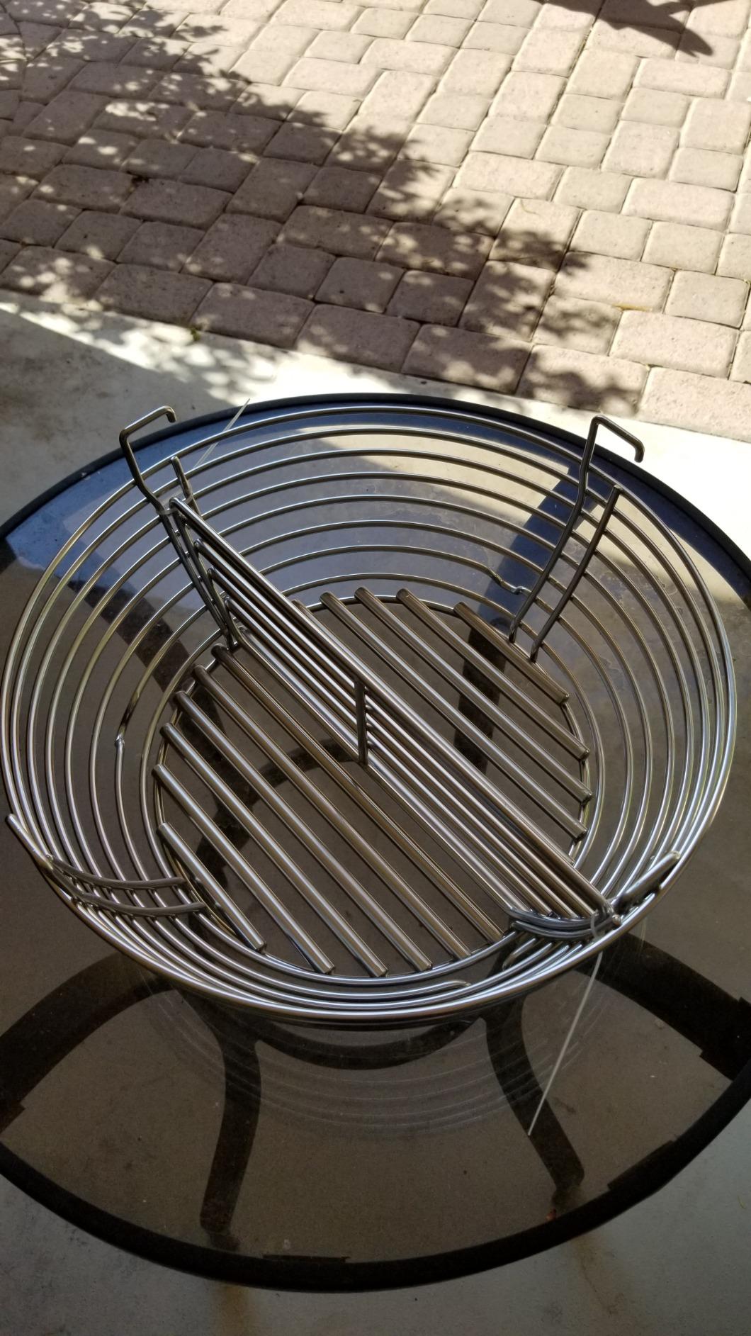 Kamado Joe Stainless Steel Charcoal Basket Grill Accessory to Create Multiple Cook Zones for All Classic Joe 18-inch Charcoal Grill and Smokers, Model KJ-MCC23 customer photo 2