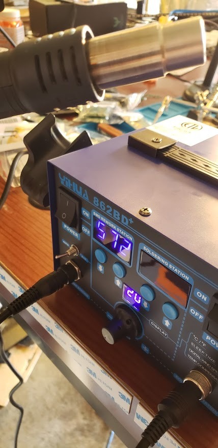 YIHUA 862BD+ SMD ESD Safe 2 in 1 Soldering Iron Hot Air Rework Station customer photo 2