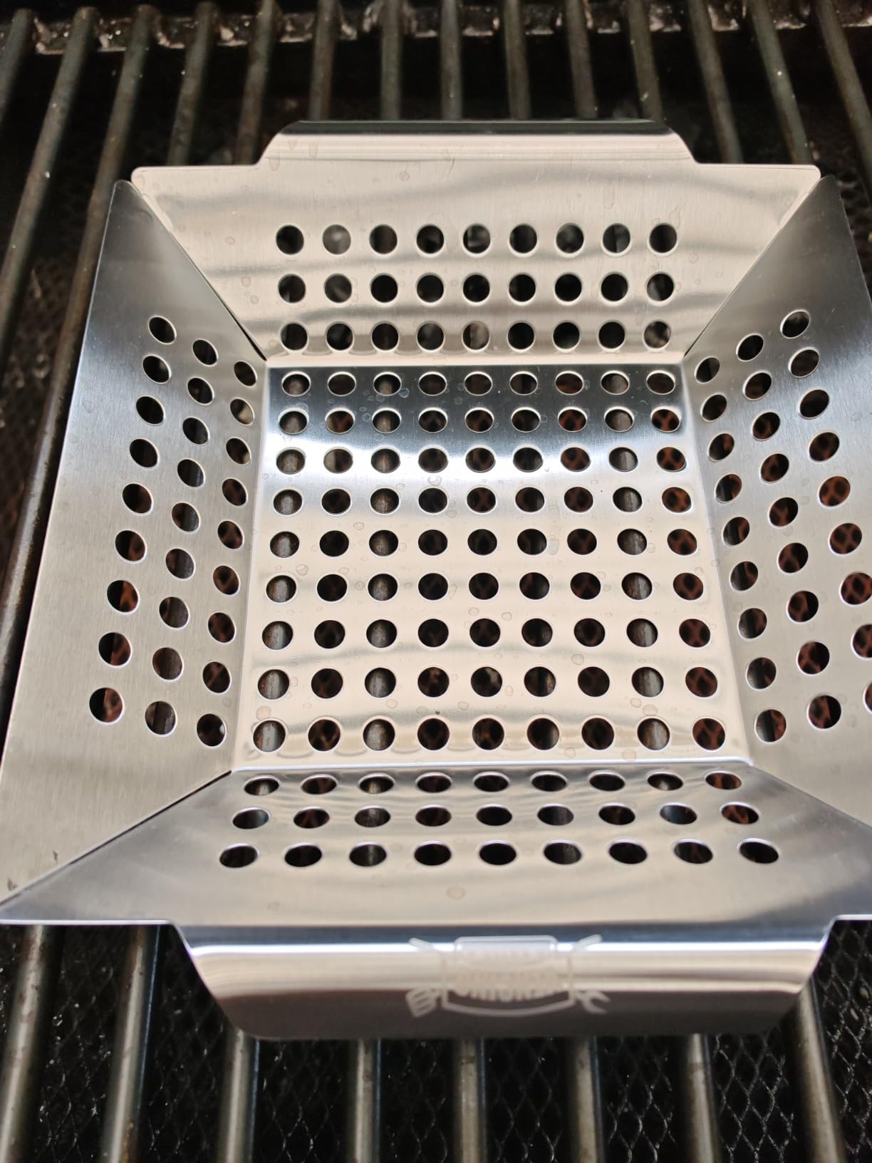 3 Pack Grill Baskets for Outdoor Grill, Heavy Duty Stainless Veggie Pan Set | Vegetable Grill Basket, Grilling Accessories for All Grills & Smokers, Space-Saving 1 Large, 2 Small customer photo 2