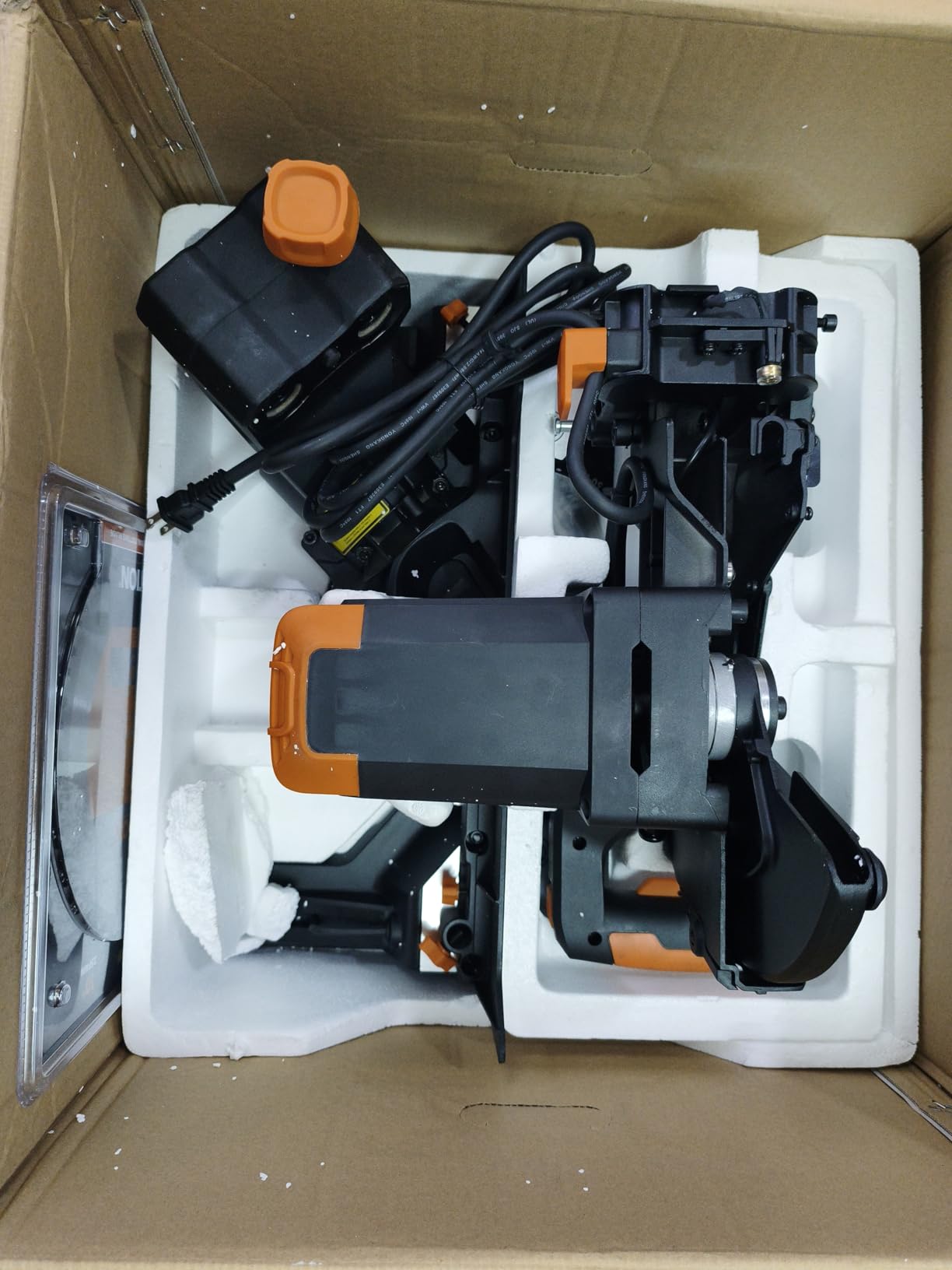 Evolution Power Tools R255SMS+ PLUS 10-Inch Sliding Miter Saw Plus Multi-Material Multi-Purpose Cutting Cuts Metal, Plastic, Wood & More 0-45 Degree Bevel & 50-50 Degree Miter Angles TCT Blade Included customer photo 1