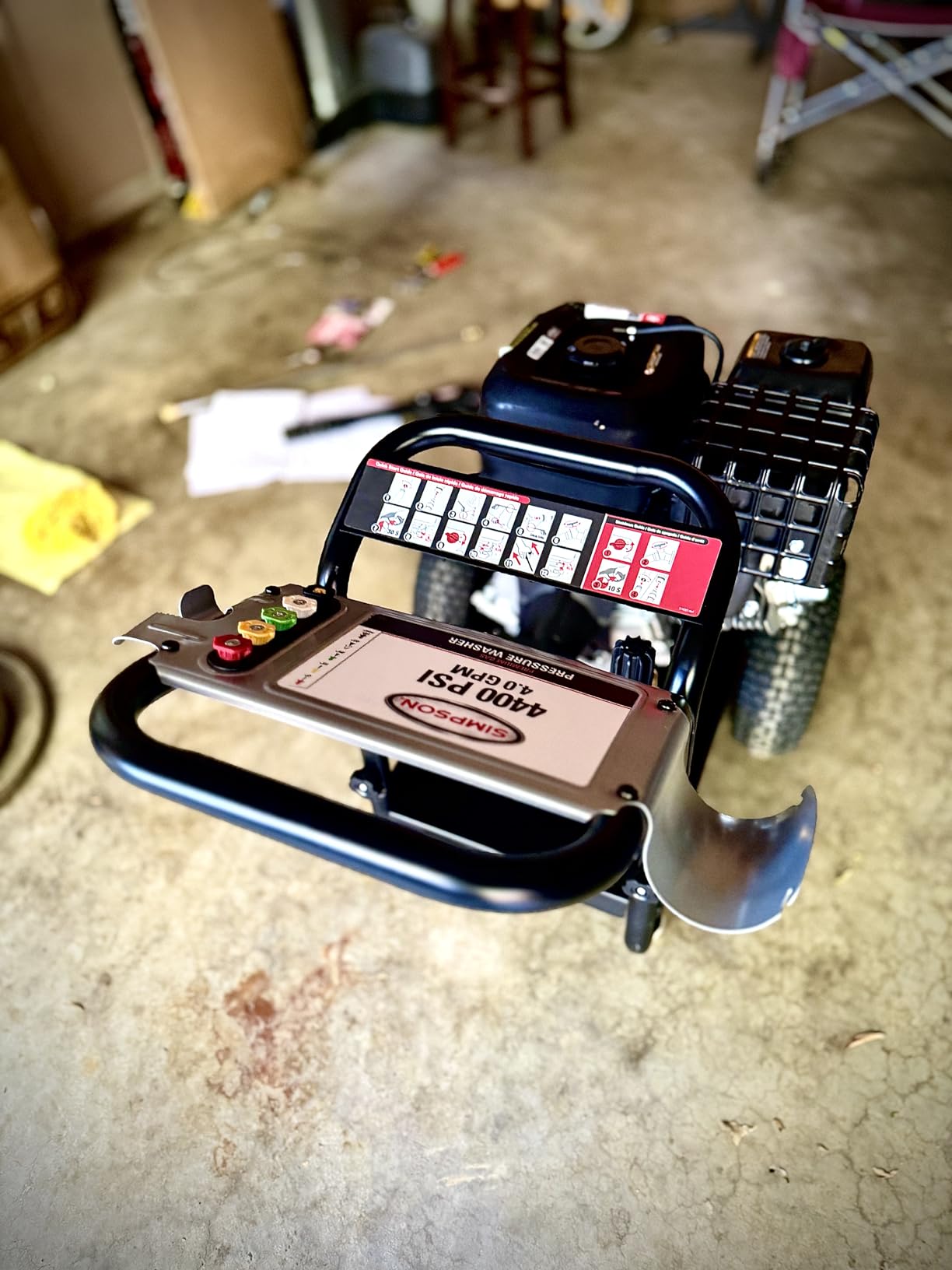 Simpson 3500 PSI Gas Pressure Washer, 2.5 GPM Commercial Power Washer, Honda Engine, Cold Water, 25' Hose, PowerShot, 49-State Compliant (PS3228) customer photo 1