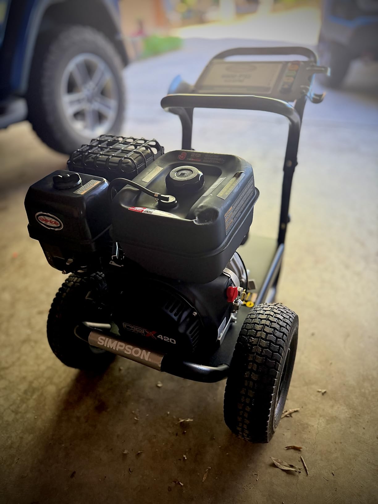 Simpson 3500 PSI Gas Pressure Washer, 2.5 GPM Commercial Power Washer, Honda Engine, Cold Water, 25' Hose, PowerShot, 49-State Compliant (PS3228) customer photo 2