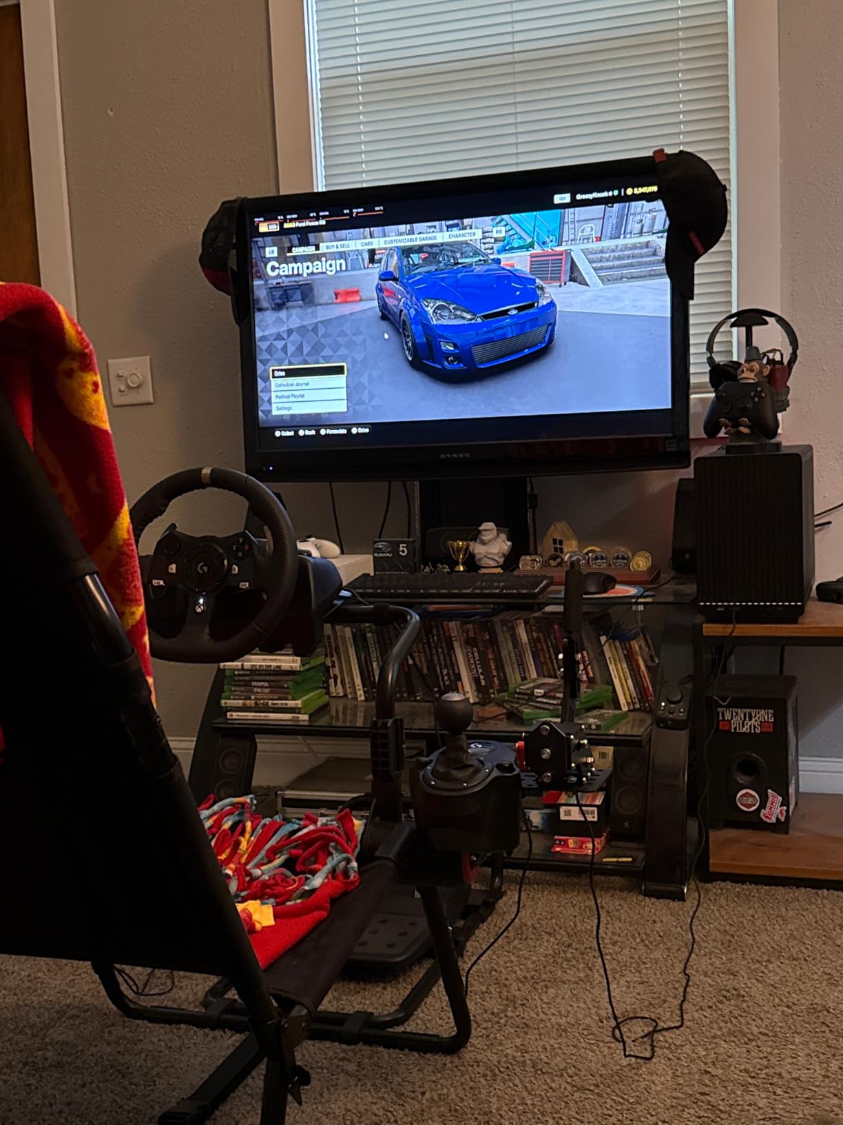 aikeec 64Bit PC USB Handbrake, Upgrade SIM Racing Games Handbrake for LOGITECH G25 G27 G29 T500 T300 THRUSTMASTER FANATECOSW DIRT RALLY, 2M Nylon Cable/Reinforced Spring/Black+Clamp customer photo 1