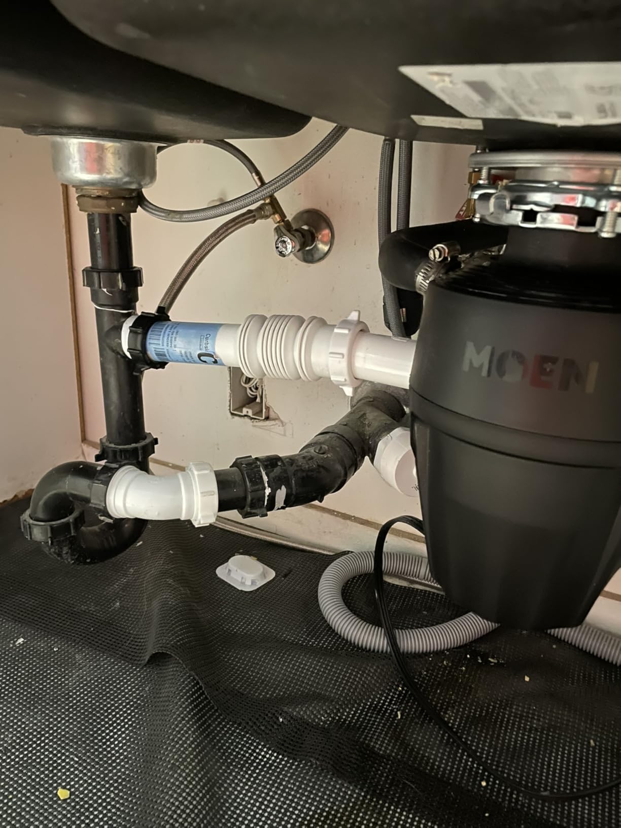 Moen Chef Series 1 HP Continuous Feed Lighted Garbage Disposal with Sound Reduction for Under Sink, Power Cord Included, EXL100C customer photo 2