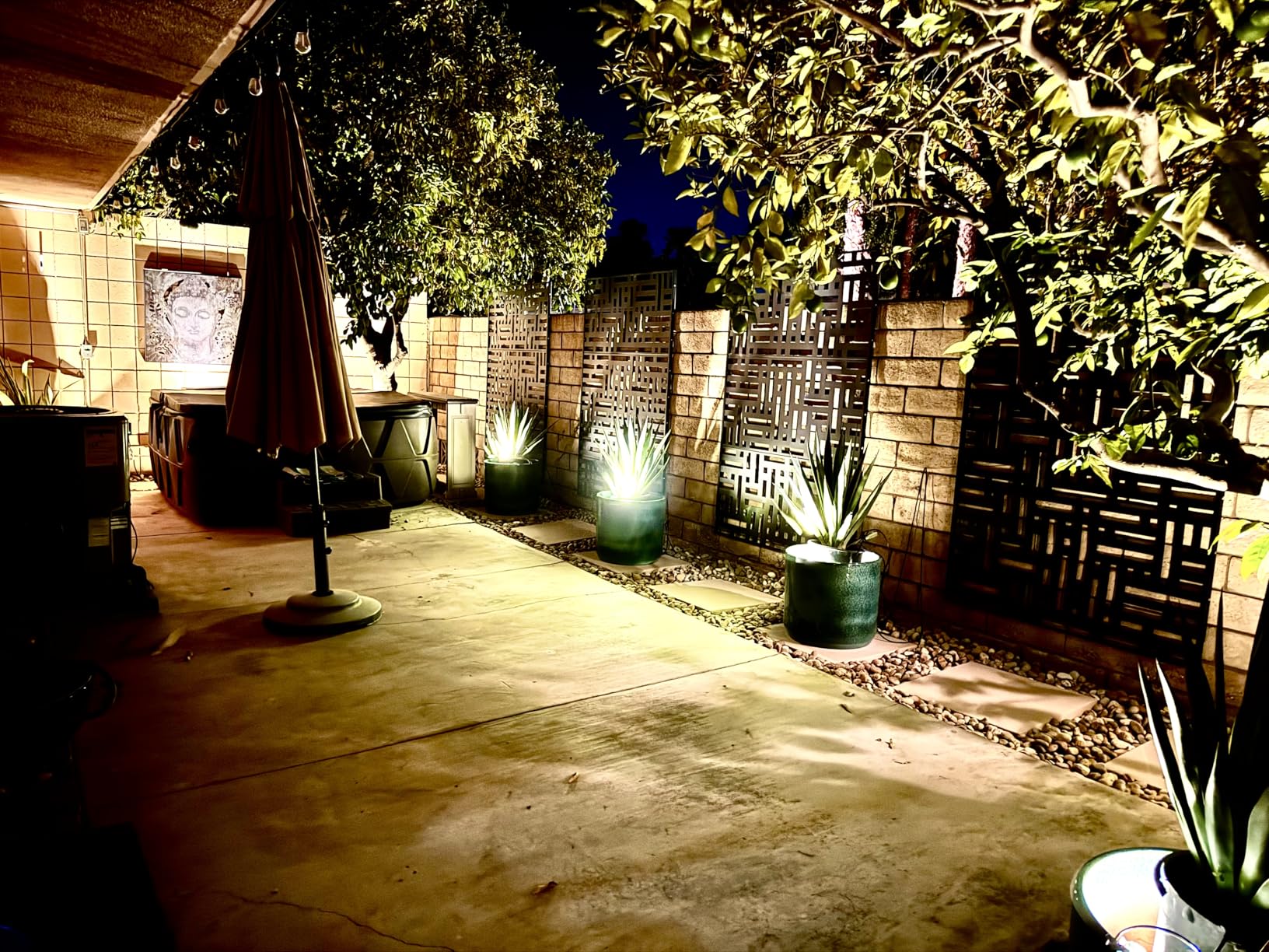 4 Pack 3w 12v Low Voltage In-ground Lights LED Landscape Light Waterproof IP67 Pathway Lights Outdoor spotlights Trees Flags for Garden,Yard,Tree (Warm White) customer photo 1